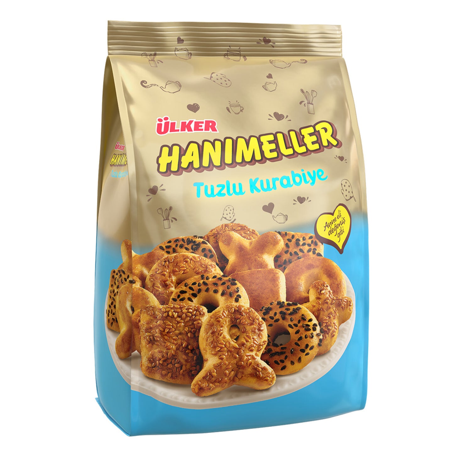 Ülker Hanımeller Mixed Savory Cookies 150 G