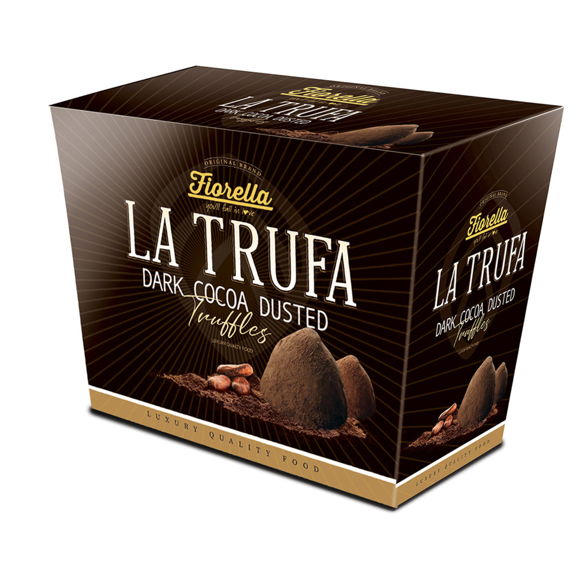 Fiorella La Trufa Dark Cocoa Coated Truffle 200G