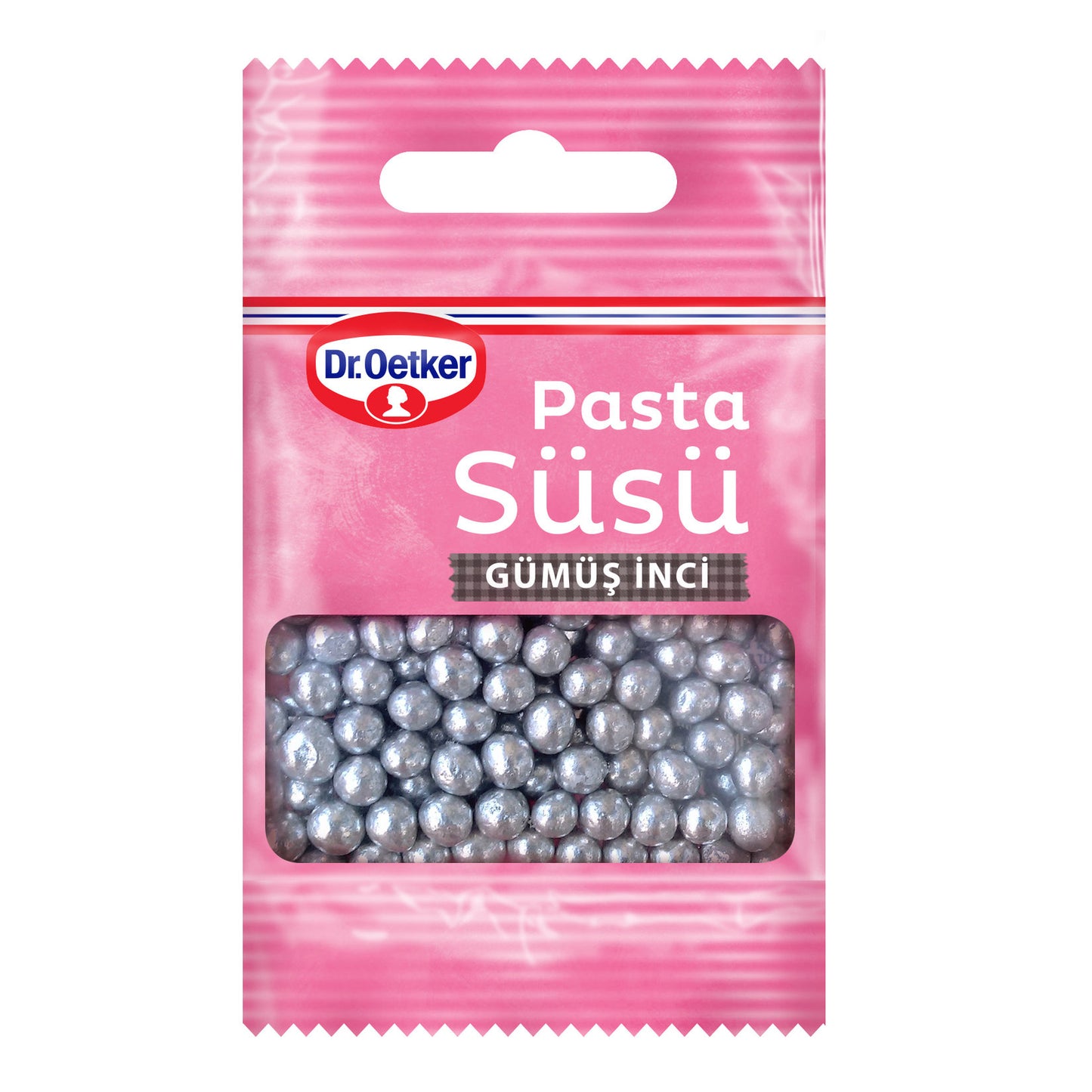 Dr.Oetker Pasta Decoration Silver Pearl (Pasta Süsü Gümüş İnci) 10g