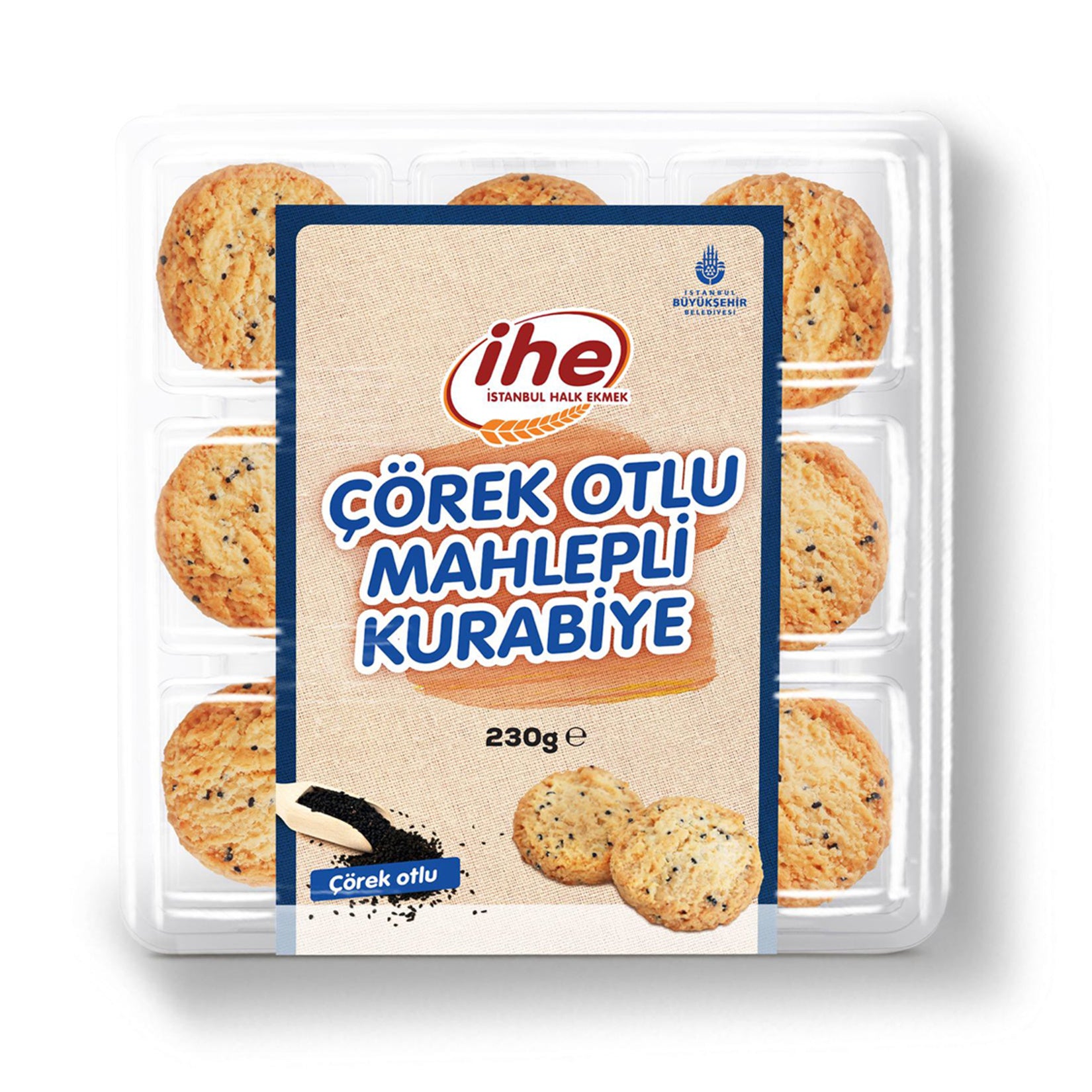 İhe Cookie with Black Cumin and Mastic (Çörek Otlu Mahlepli Kurabiye) 230g