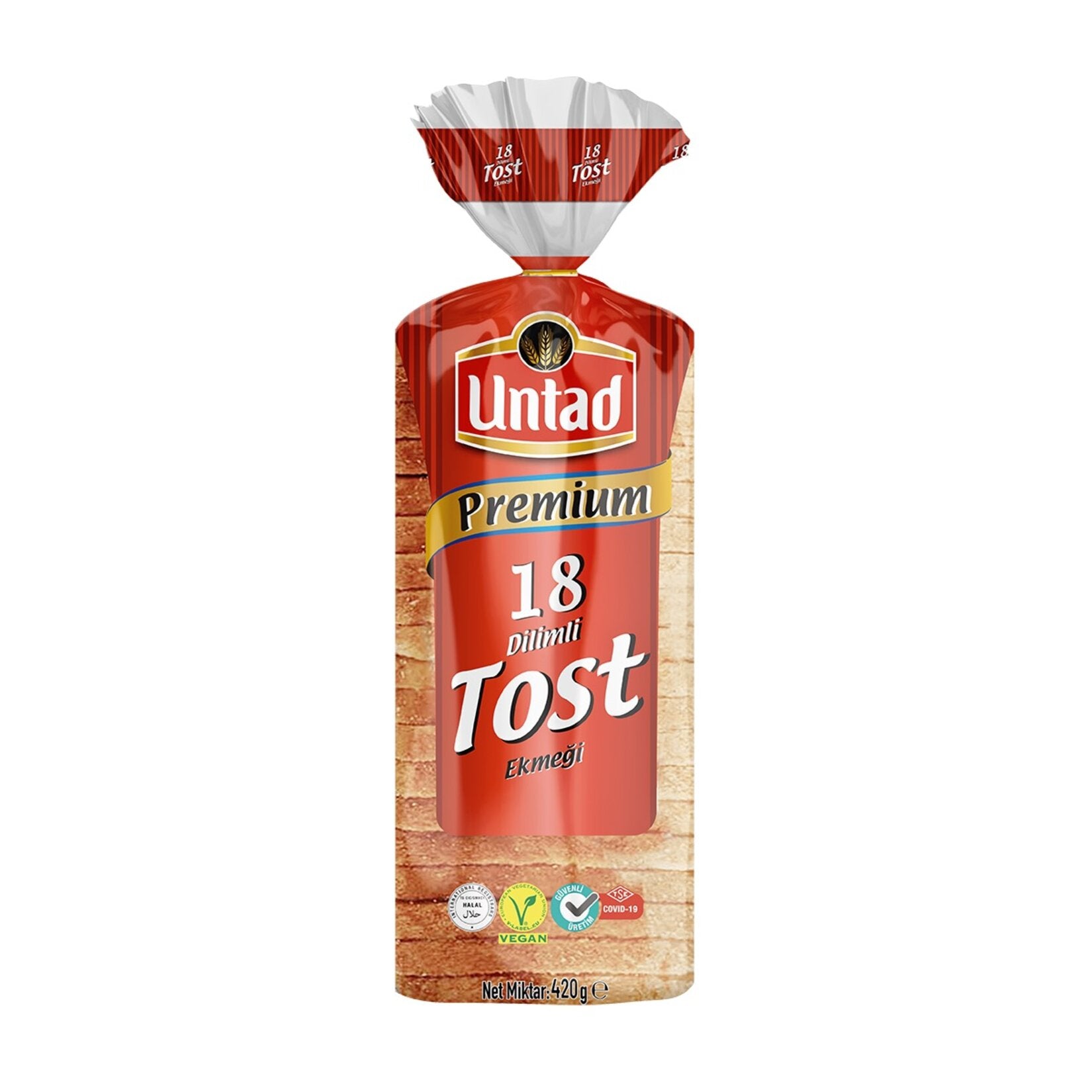 Untad Premium Tost Ekmeği 420 G