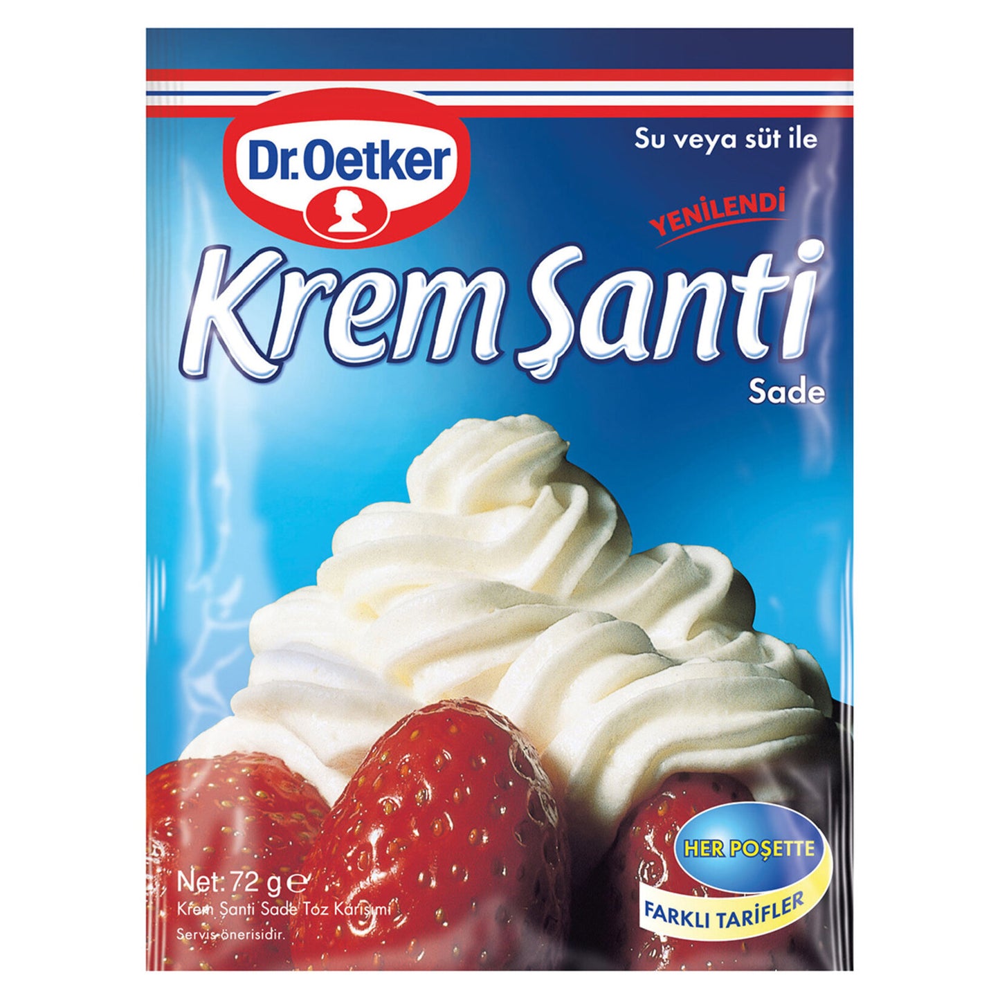 Dr.Oetker Krem Şanti Poşet 72 G