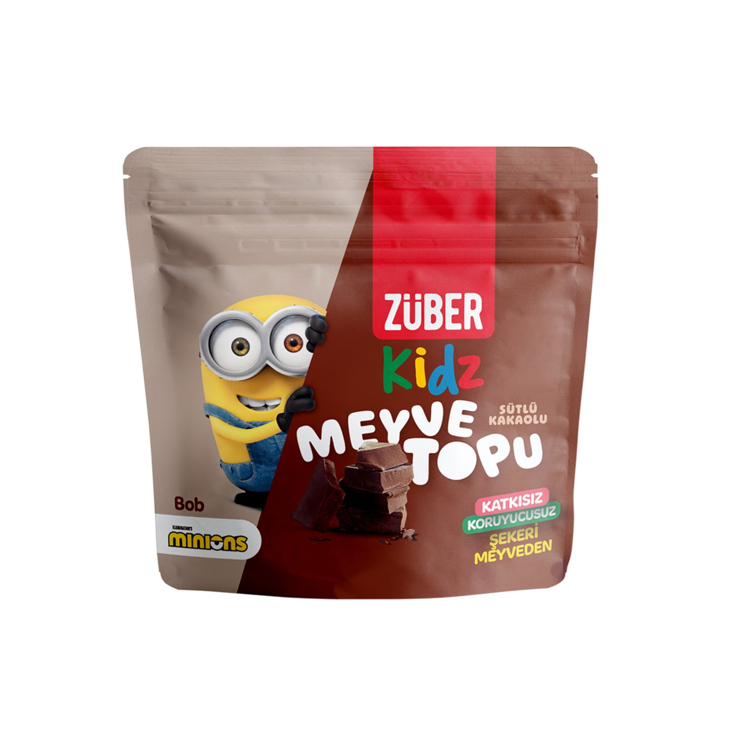 Züber Kidz Milk Chocolate Fruit Ball (Sütlü Kakaolu Meyve Topu) 42 G