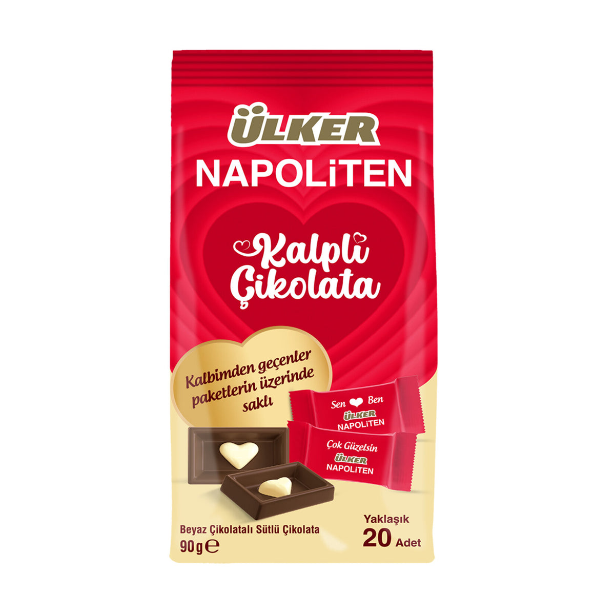 Ülker Heart-Shaped Chocolate Box 90g
