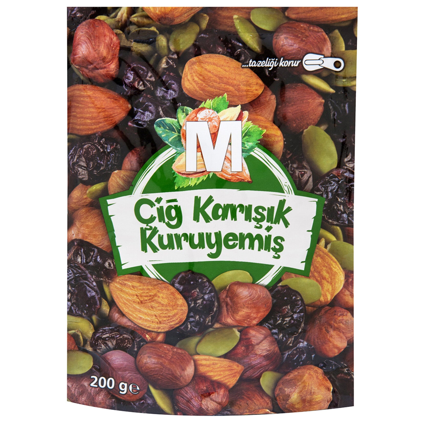 Migros Raw Mixed Nuts (Çiğ Karışık Kuruyemiş) 200g