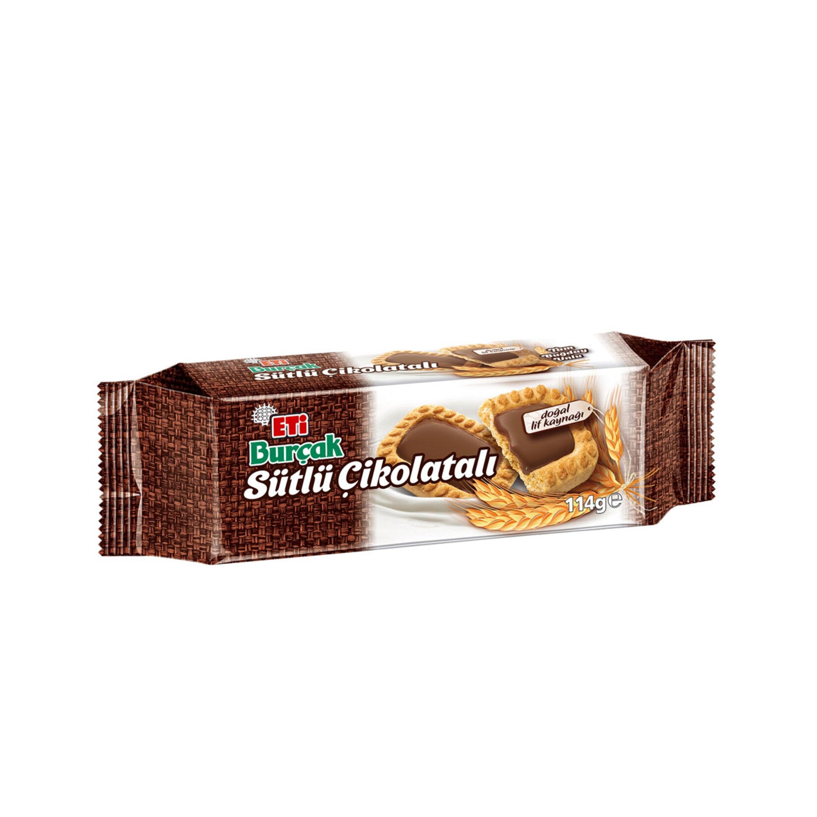 Eti Burçak Milk Chocolate Biscuit 114 G