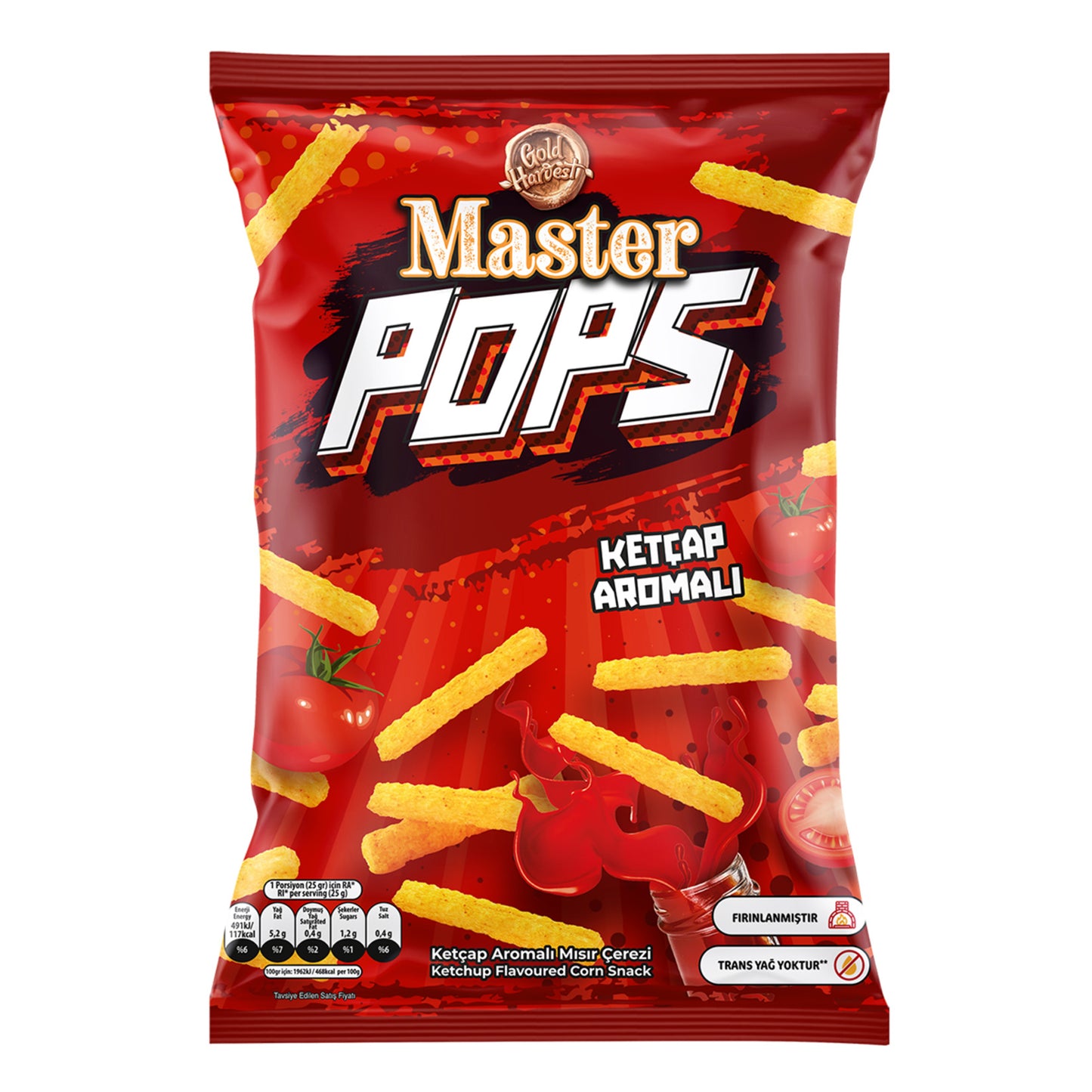 Master Nut Ketchup-Flavored Corn Snack 90g