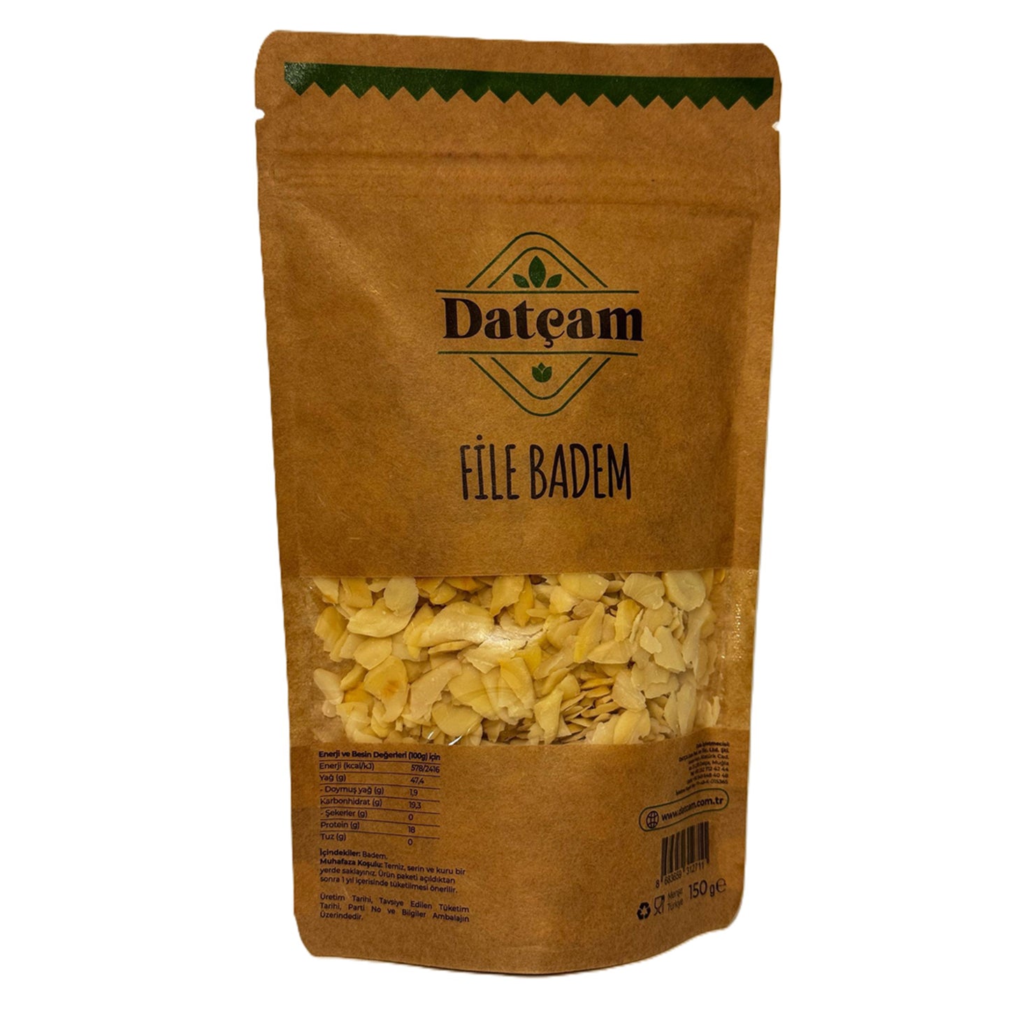 Datçam Sliced Almonds (File Badem) 150g