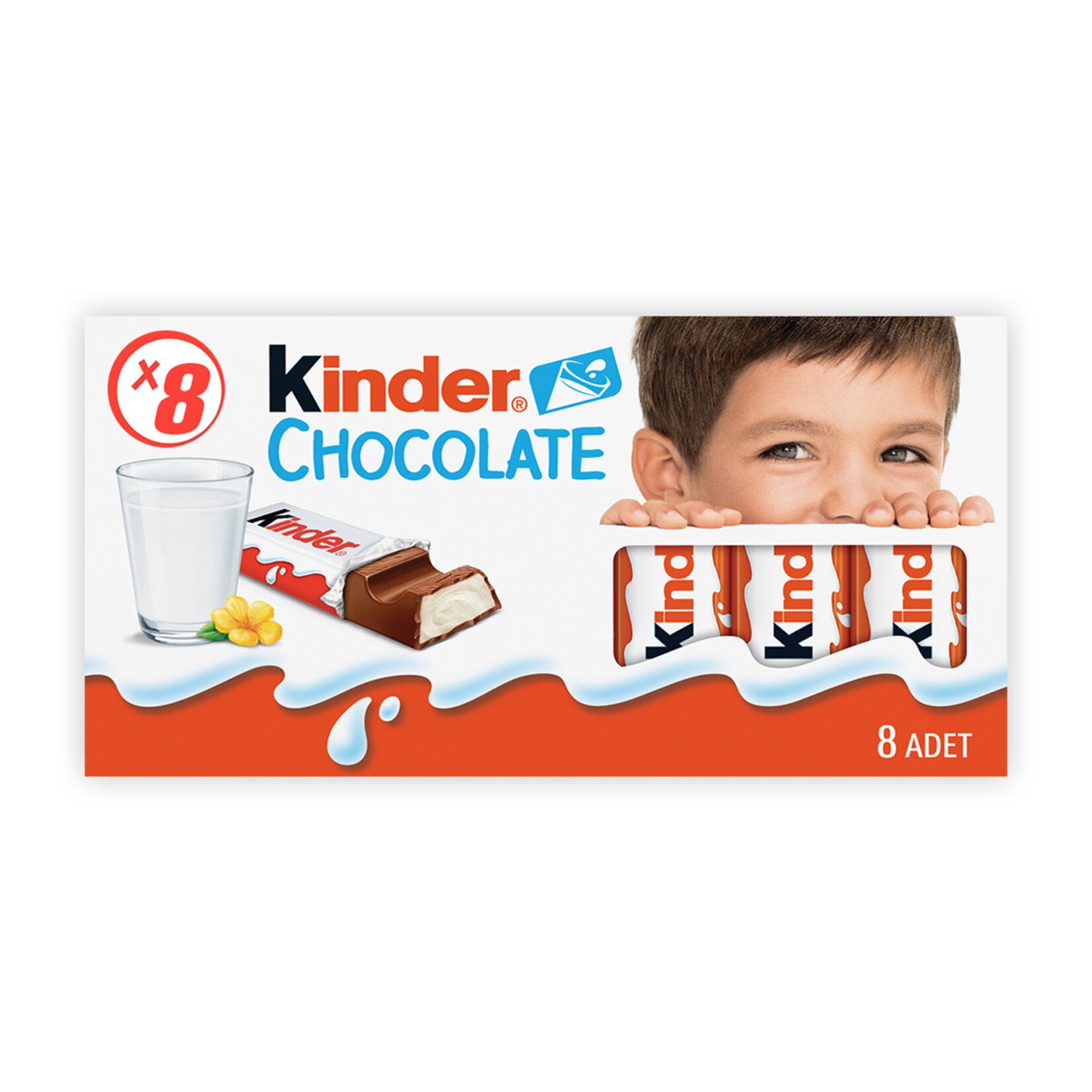 Kinder Chocolate 8-Pack 100 G