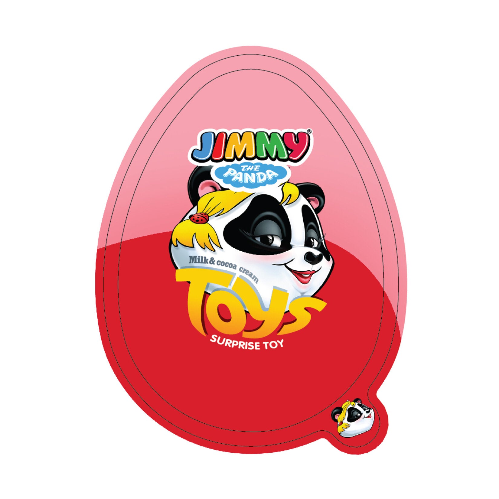 Jimmy Toys Egg with Toy (Jimmy Toys Oyuncaklı Yumurta) Pink 25g