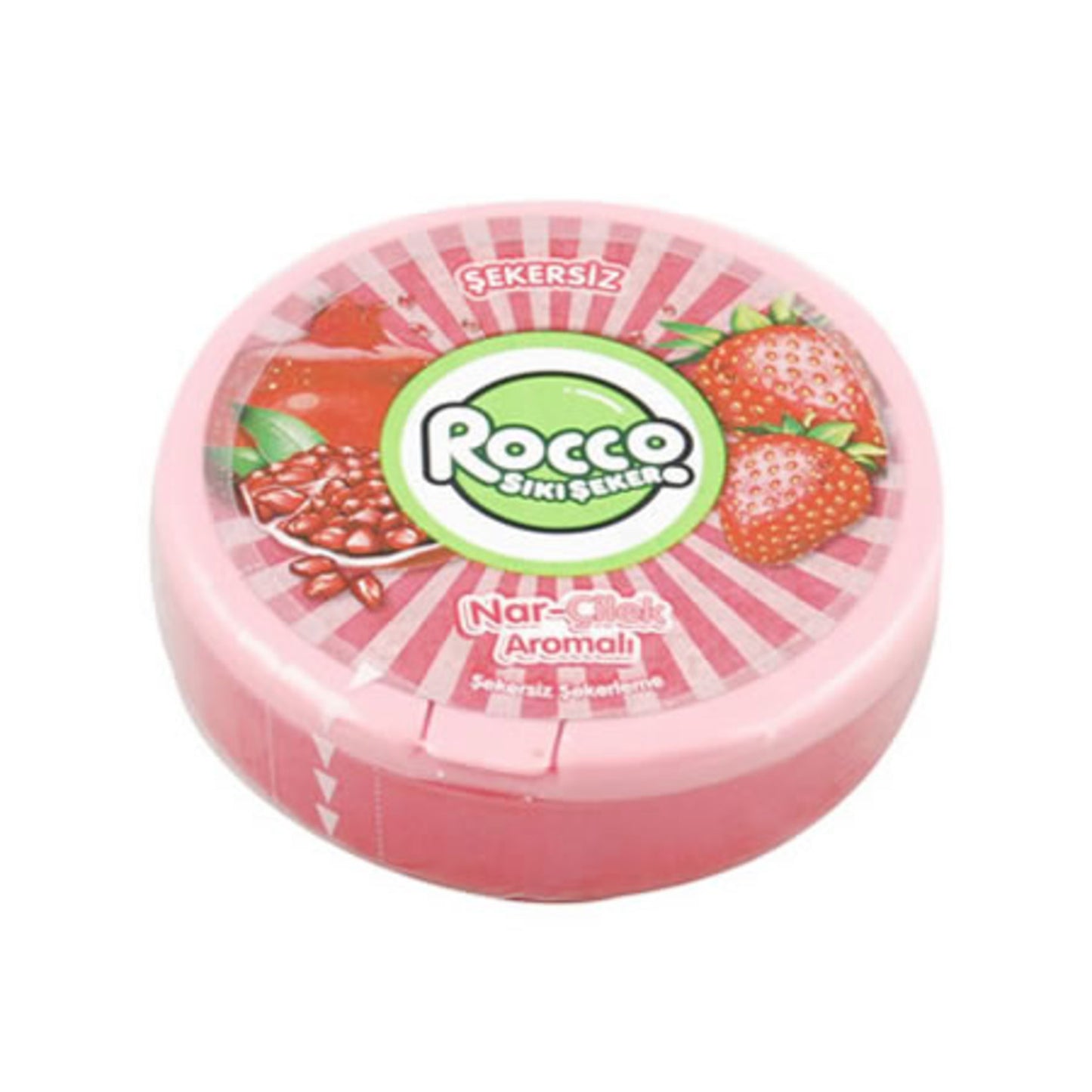 Rocco Hard Candy Pomegranate & Strawberry (Sıkı Şeker Nar & Çilek) 12g