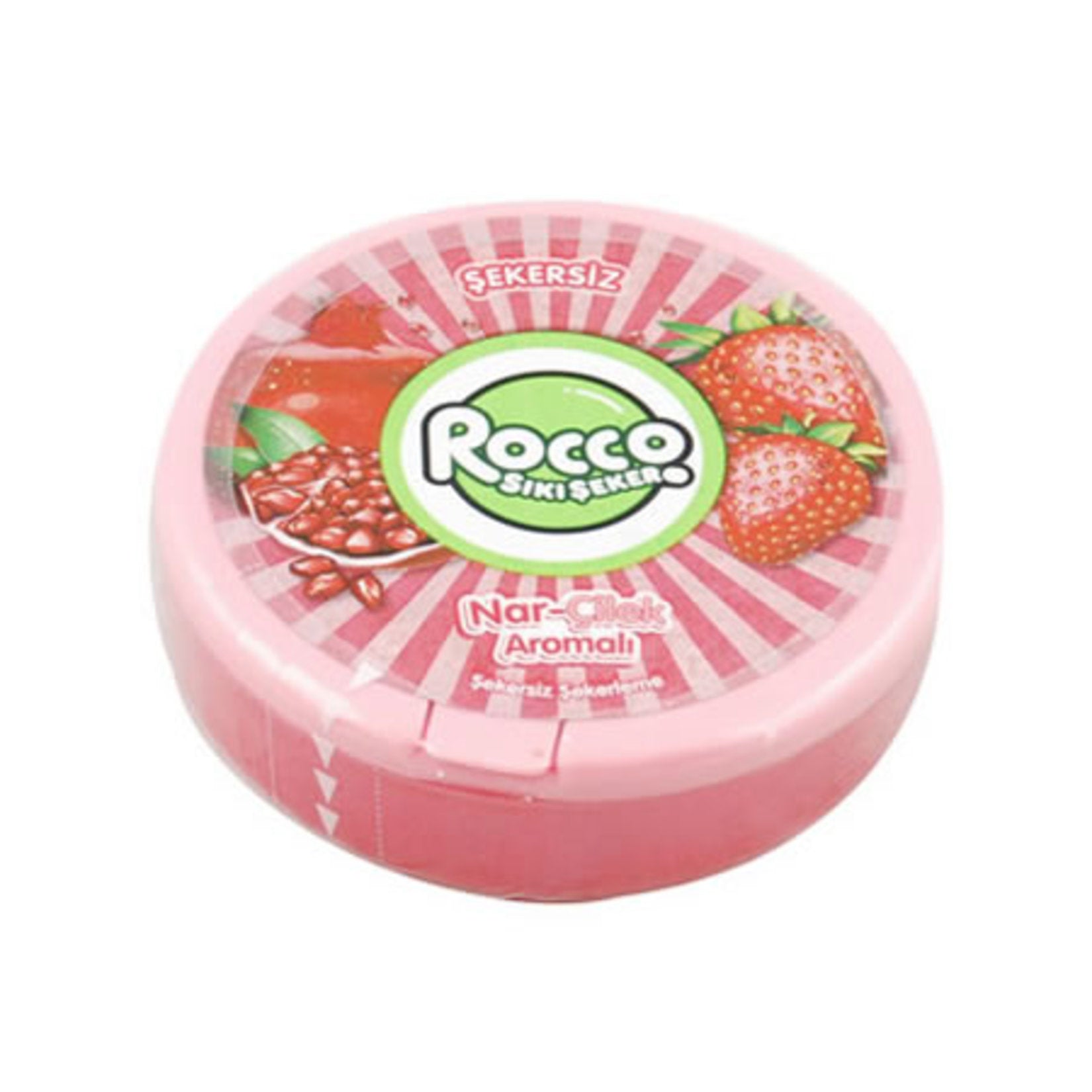 Rocco Hard Candy Pomegranate & Strawberry (Sıkı Şeker Nar & Çilek) 12g