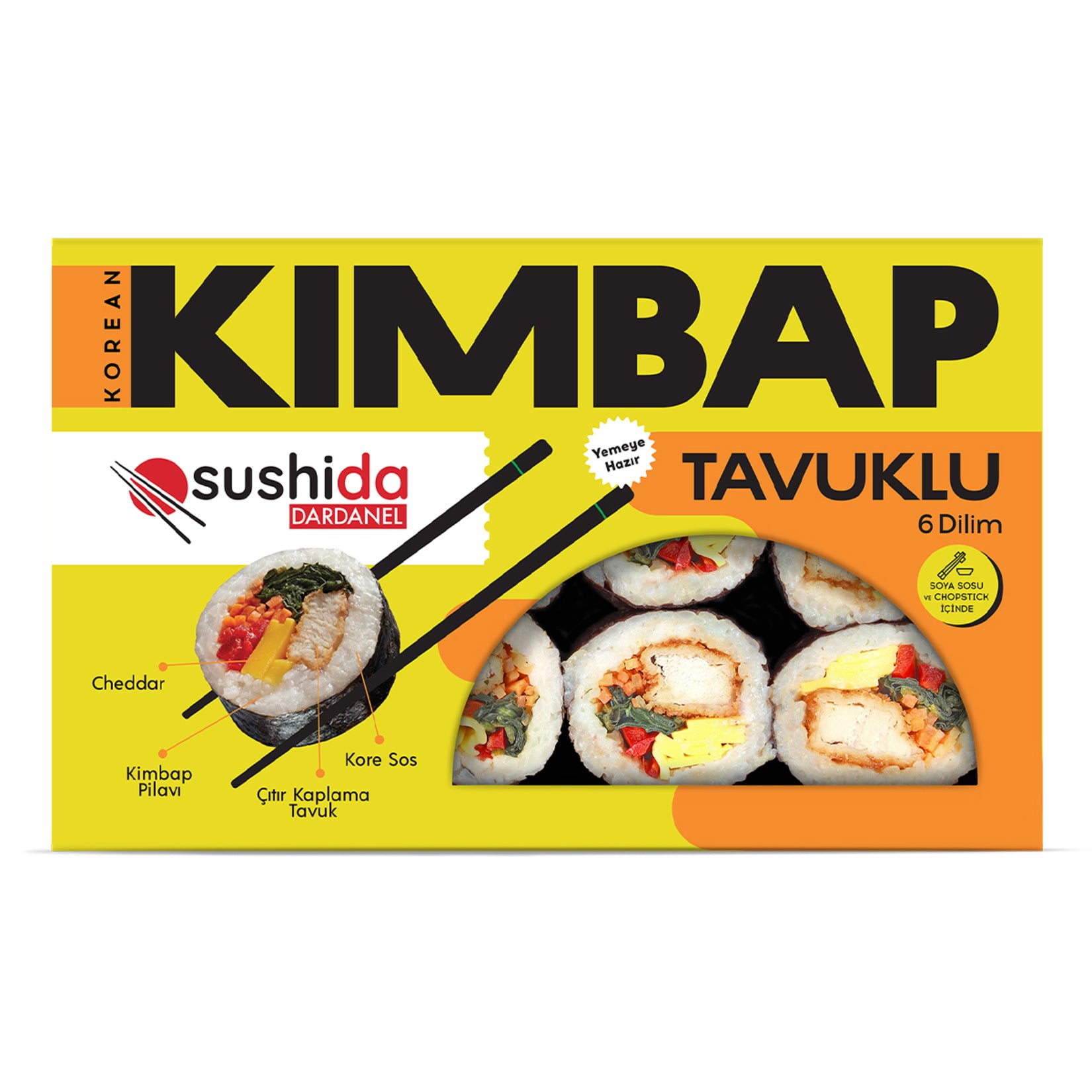 Dardanel Sushida Chicken Kimbap (Tavuklu Kimbap) 200 G
