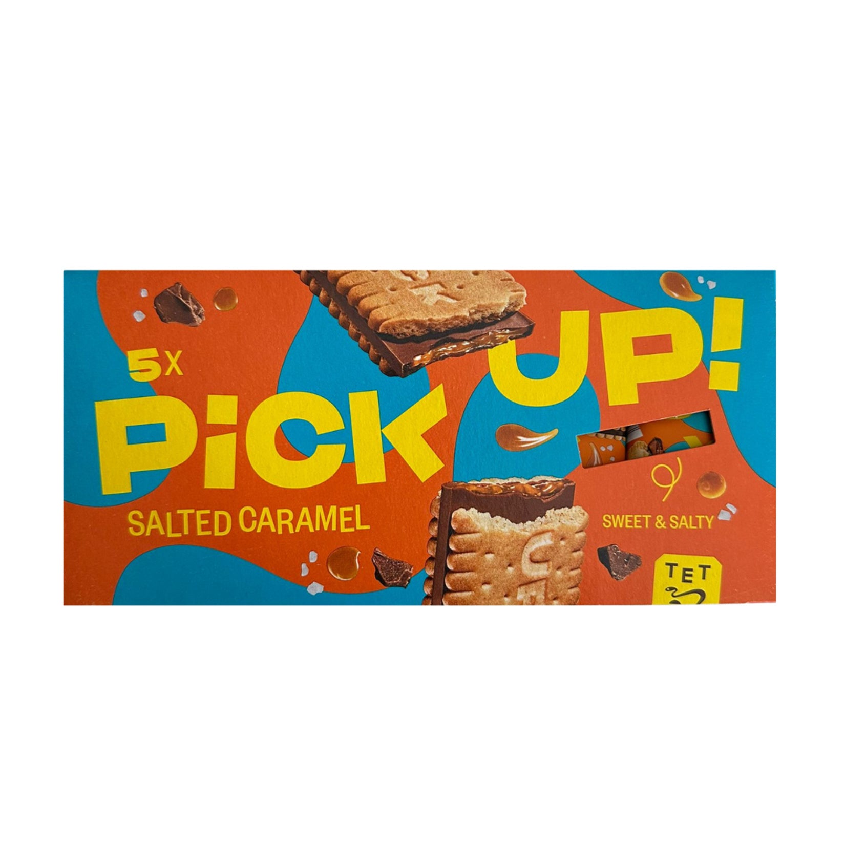 Pick Up Salty Caramel Filled Milk Chocolate Biscuit 140 G