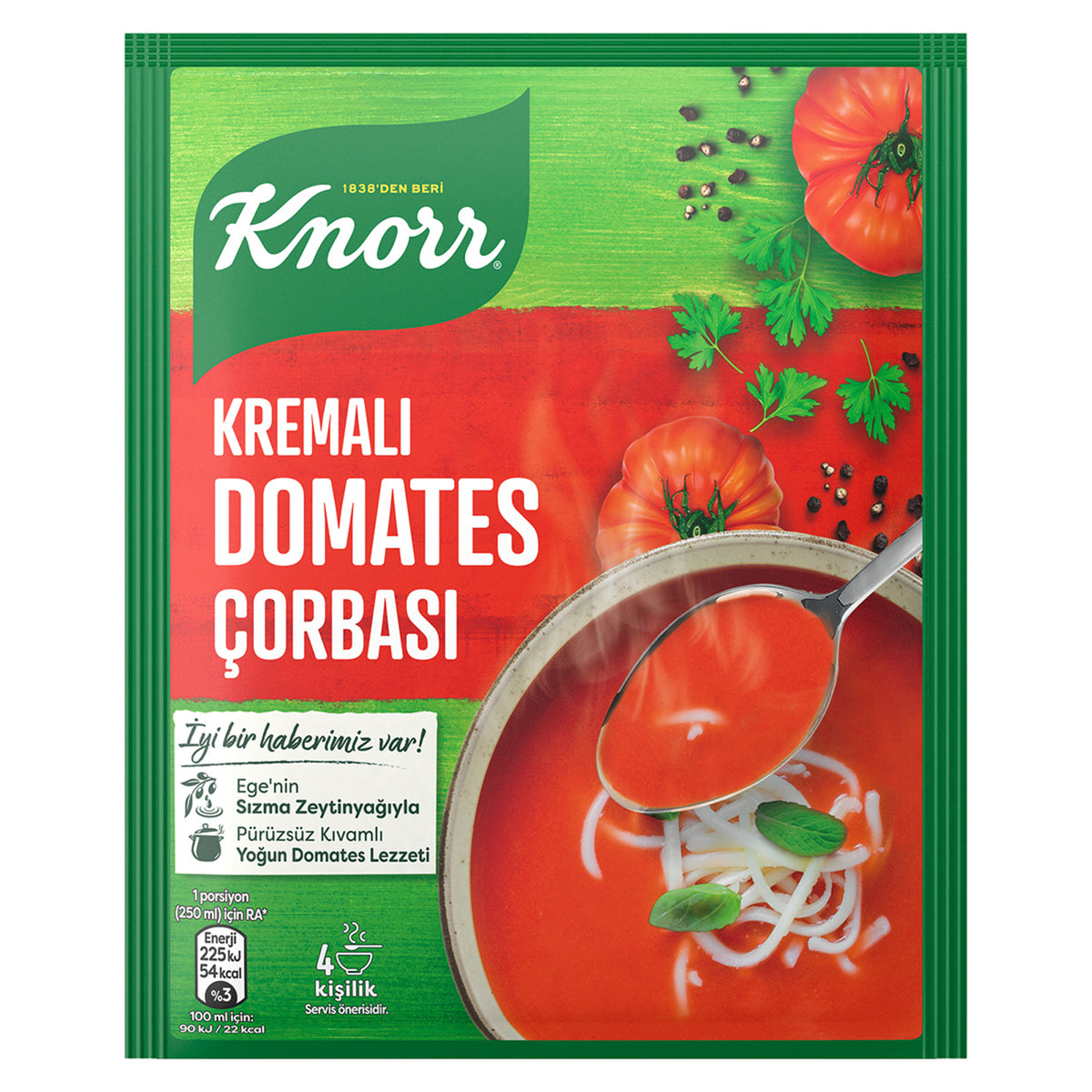 Knorr Creamy Tomato Soup (Kremalı Domates) 4 Servings 69g