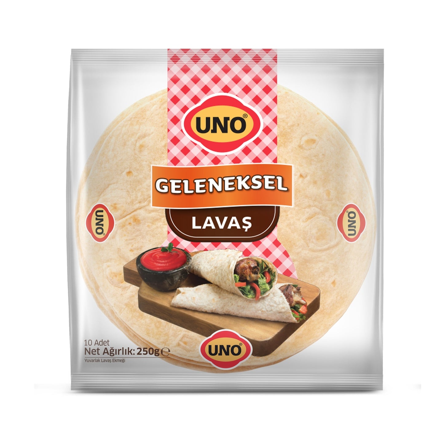 Uno Traditional Lavash 15 Cm 250 G