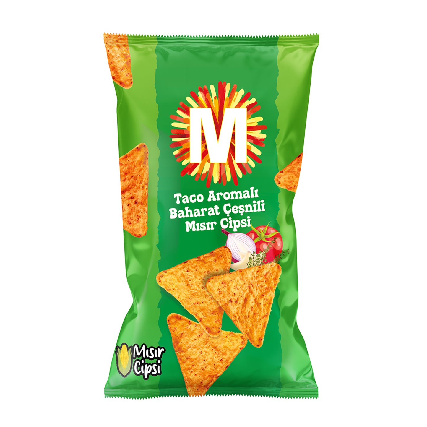 Migros Taco Aromalı Baharat Çeşnili Mısır Cipsi 135 G
