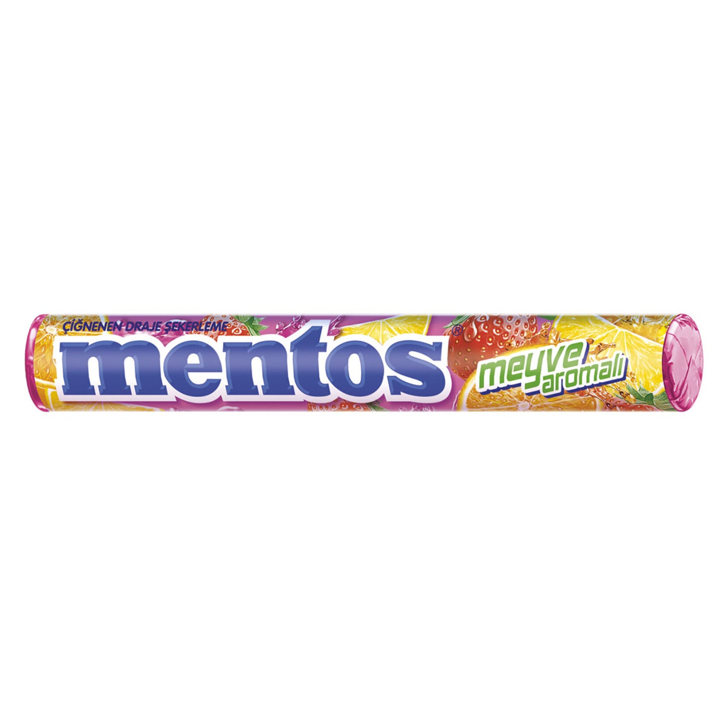 Mentos Fruit Dragee Candy (Meyveli Draje Şeker) 37.5 G