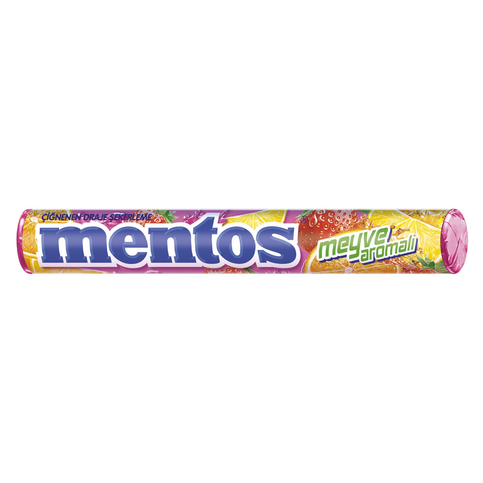 Mentos Fruit Dragee Candy (Meyveli Draje Şeker) 37.5 G
