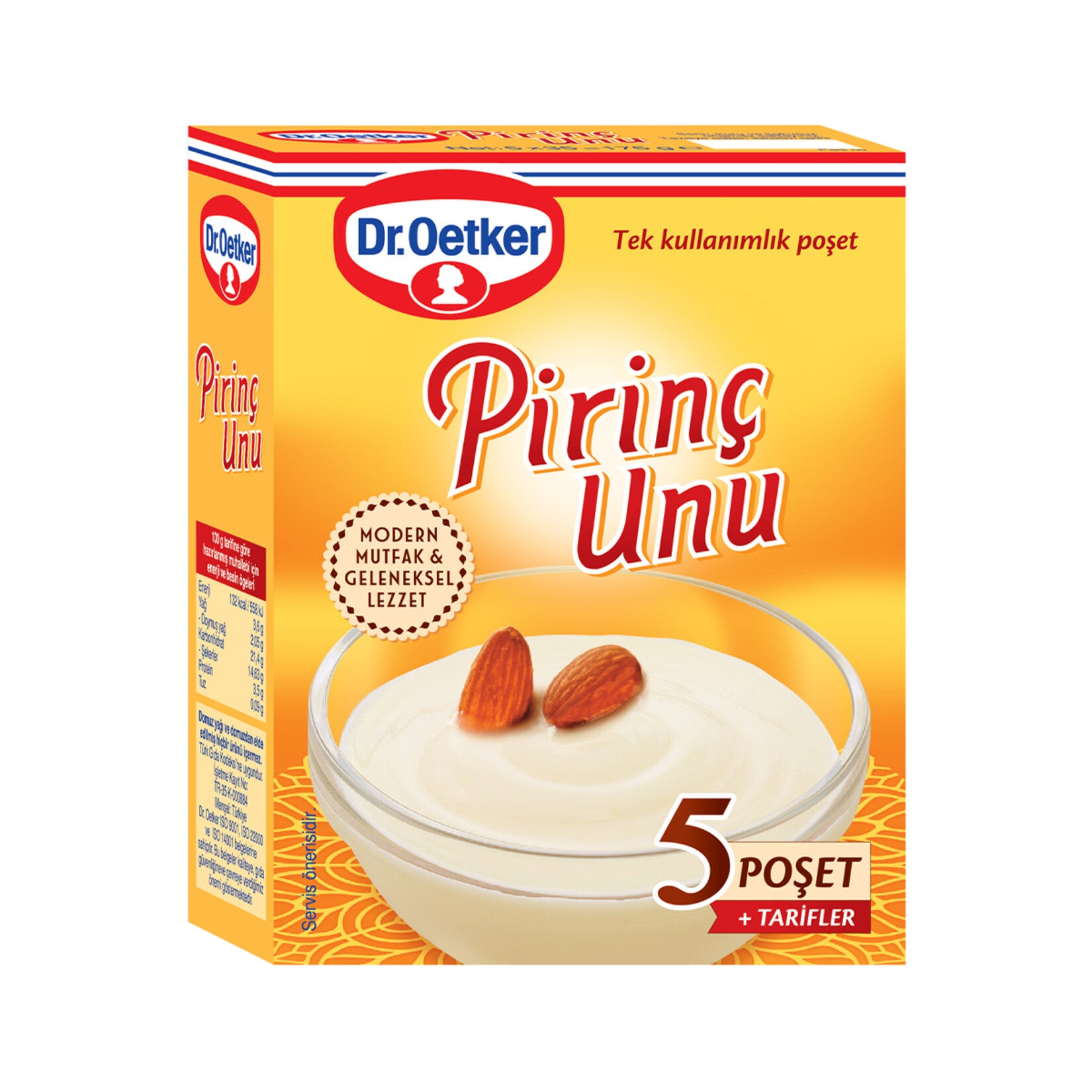 Dr  Oetker Pirinç Unu 5'li 175 G
