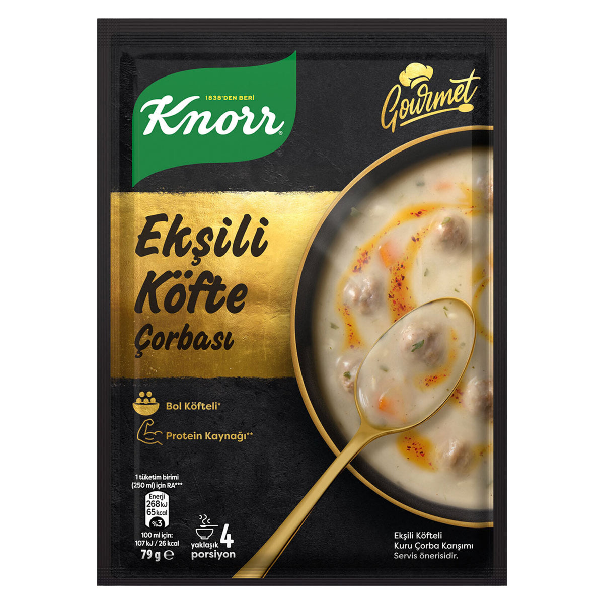 Knorr Gourmet Sour Meatball Soup (Ekşili Köfte Çorbası) 79g
