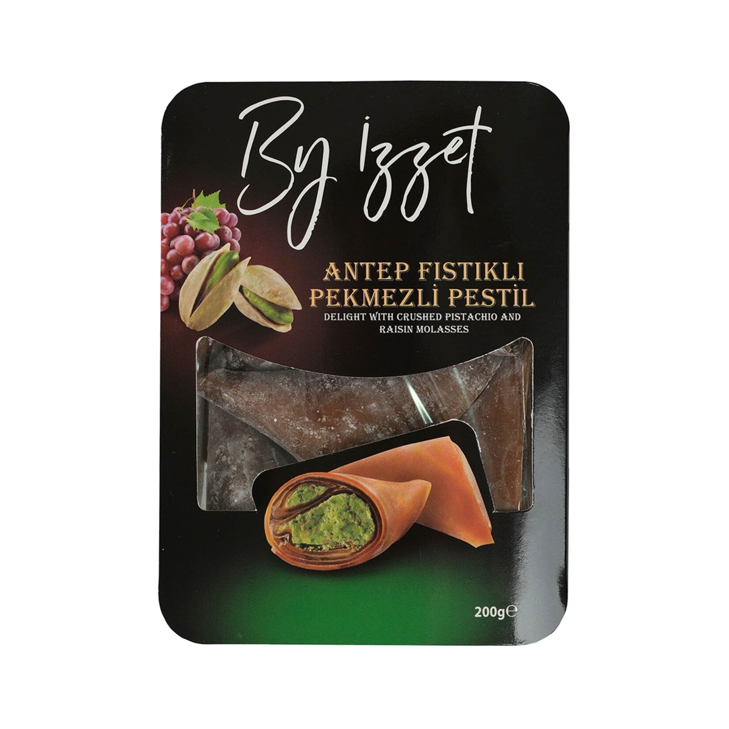 By İzzet Pistachio Molasses Fruit Leather (Antep Fıstıklı Pekmezli Pestil) 200g