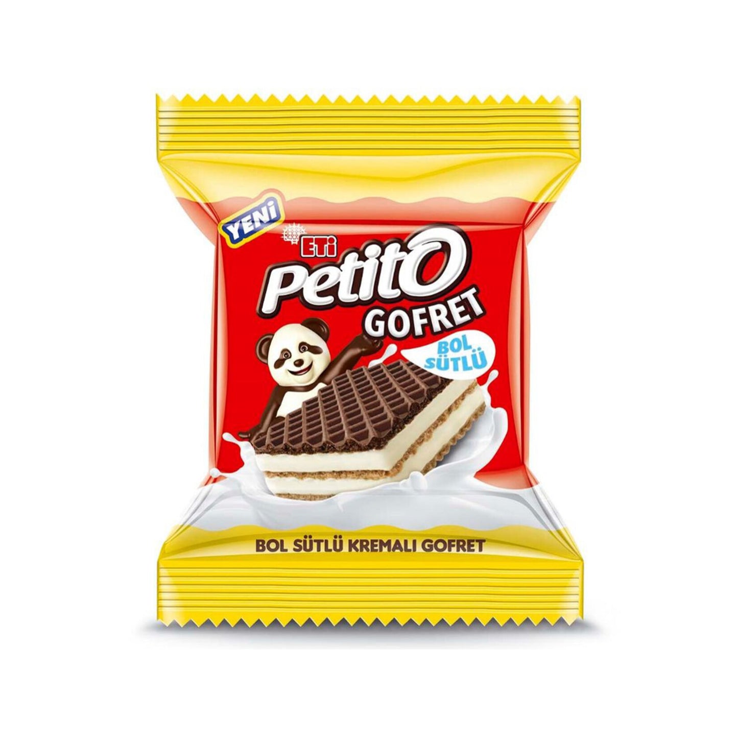 Eti Petito Large Milk Creamy Plain Cocoa Wafer 26g