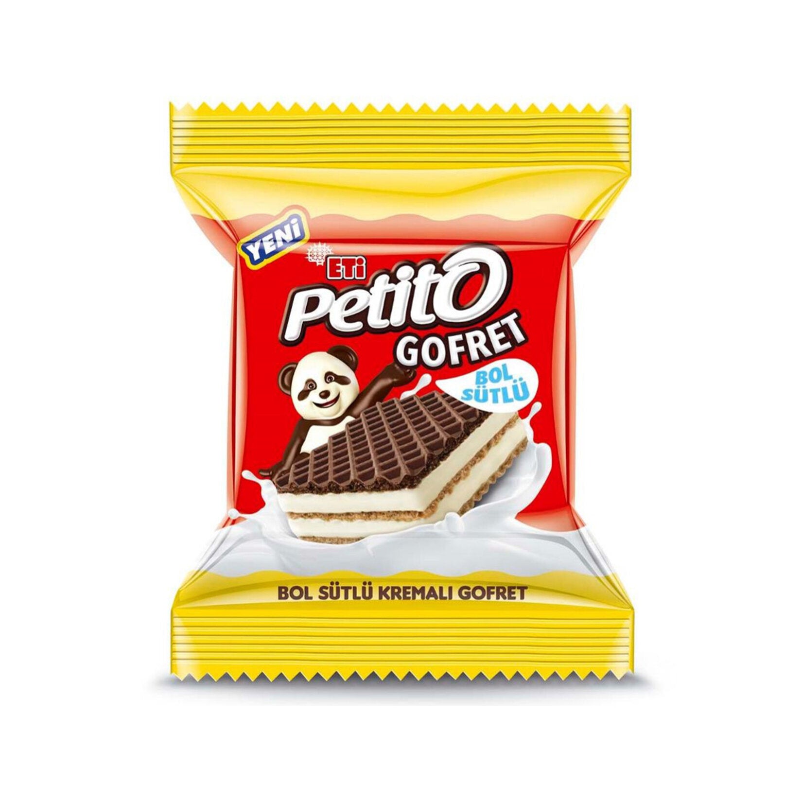 Eti Petito Large Milk Creamy Plain Cocoa Wafer 26g