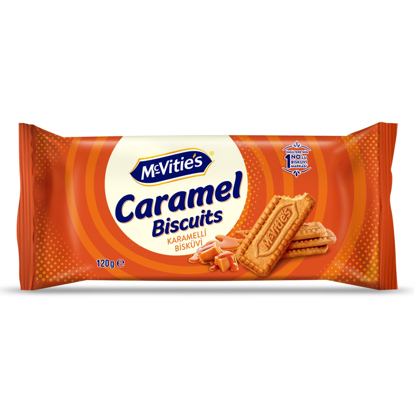 McVitie's Caramel Biscuit (Karamelli Bisküvi) 120 G