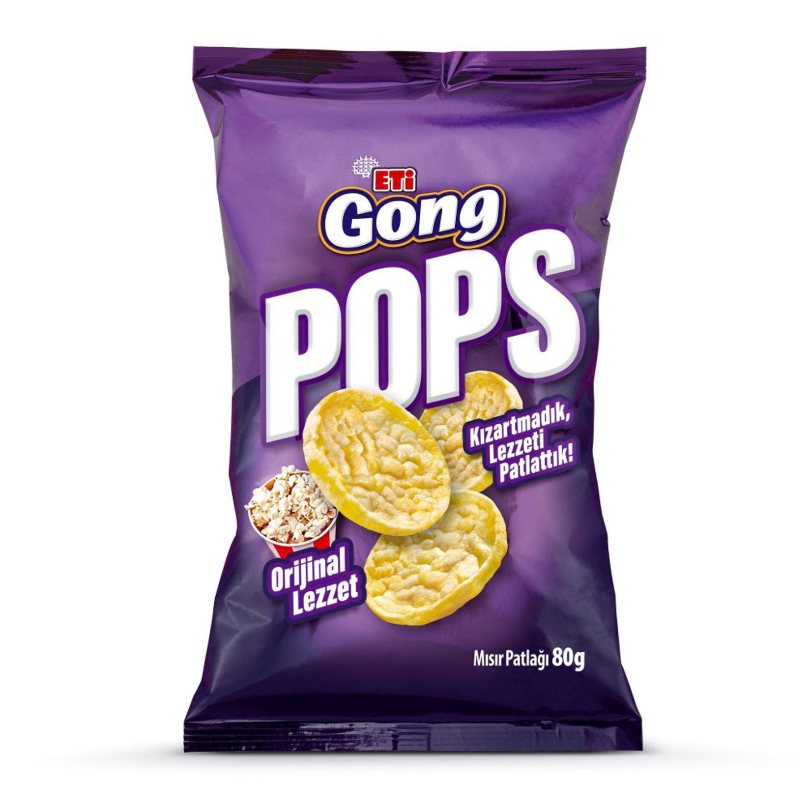 Eti Gong Pops Corn Puffs 80g