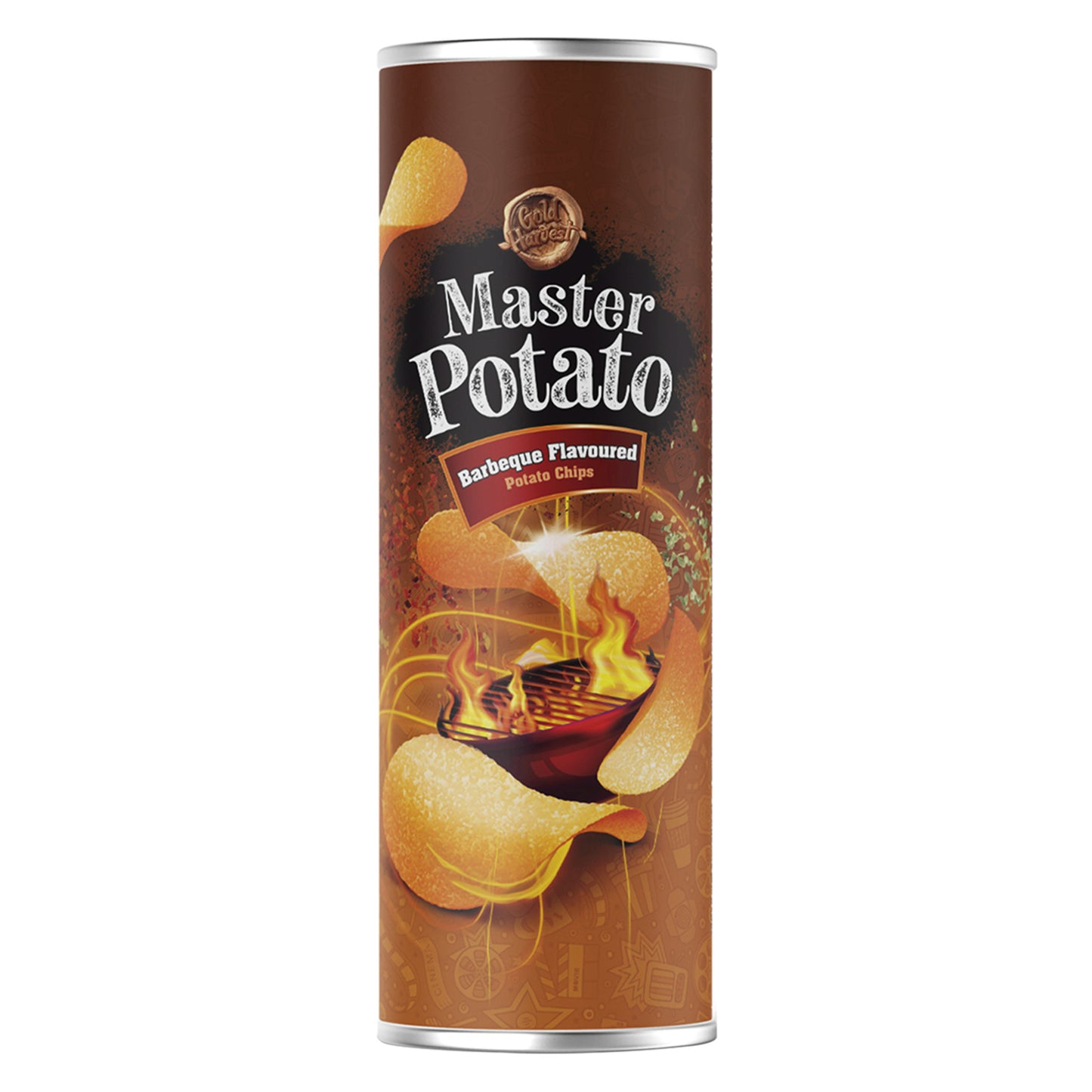 Master Potato Barbecue Flavored Potato Chips (Barbekü Çeşnili Patates Cipsi) 160 G