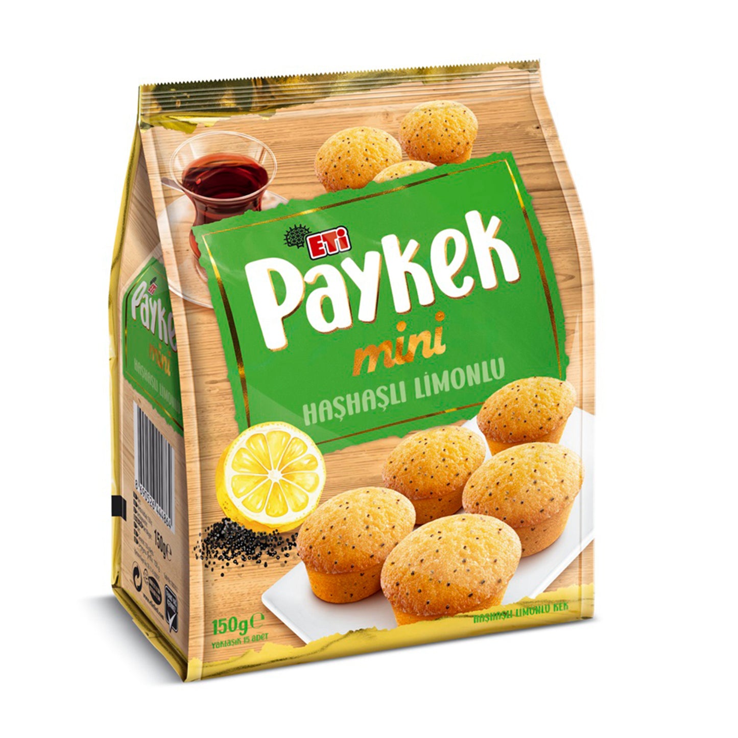 Eti Paykek Mini Limonlu Haşhaşlı 150 G