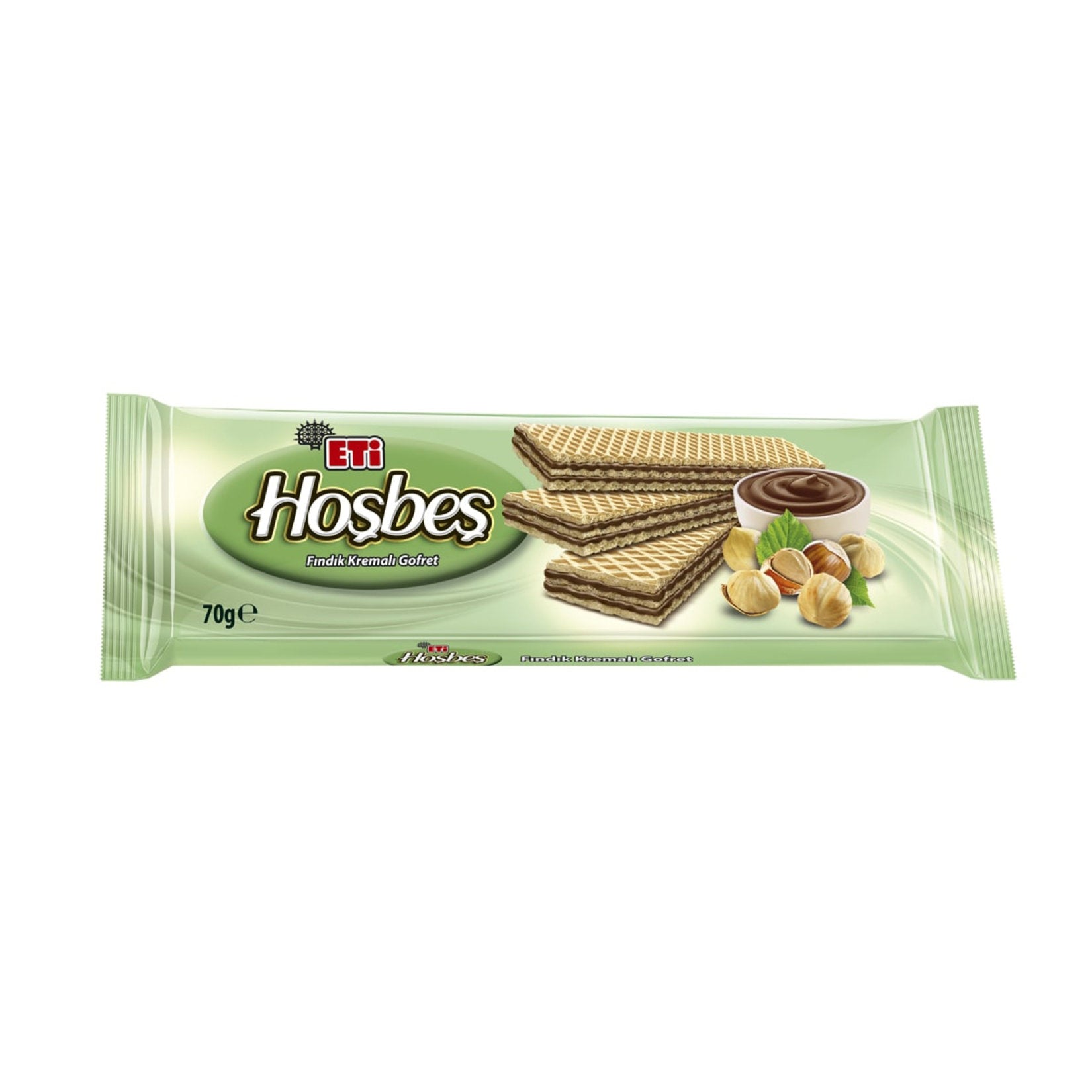 Eti Hoşbeş Hazelnut Cream Wafer (Fındık Kremalı Gofret) 70g
