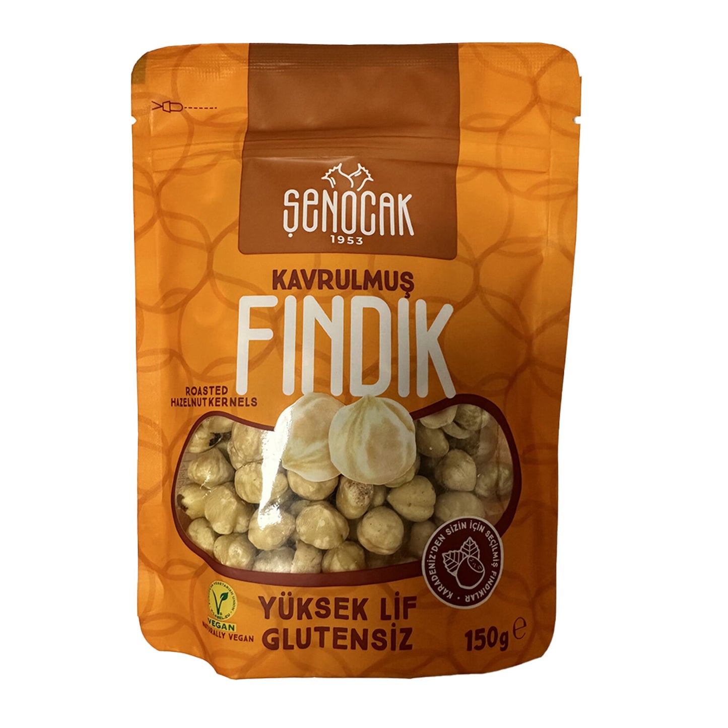 Şenocak Roasted Hazelnut (Kavrulmuş Fındık) 150 G