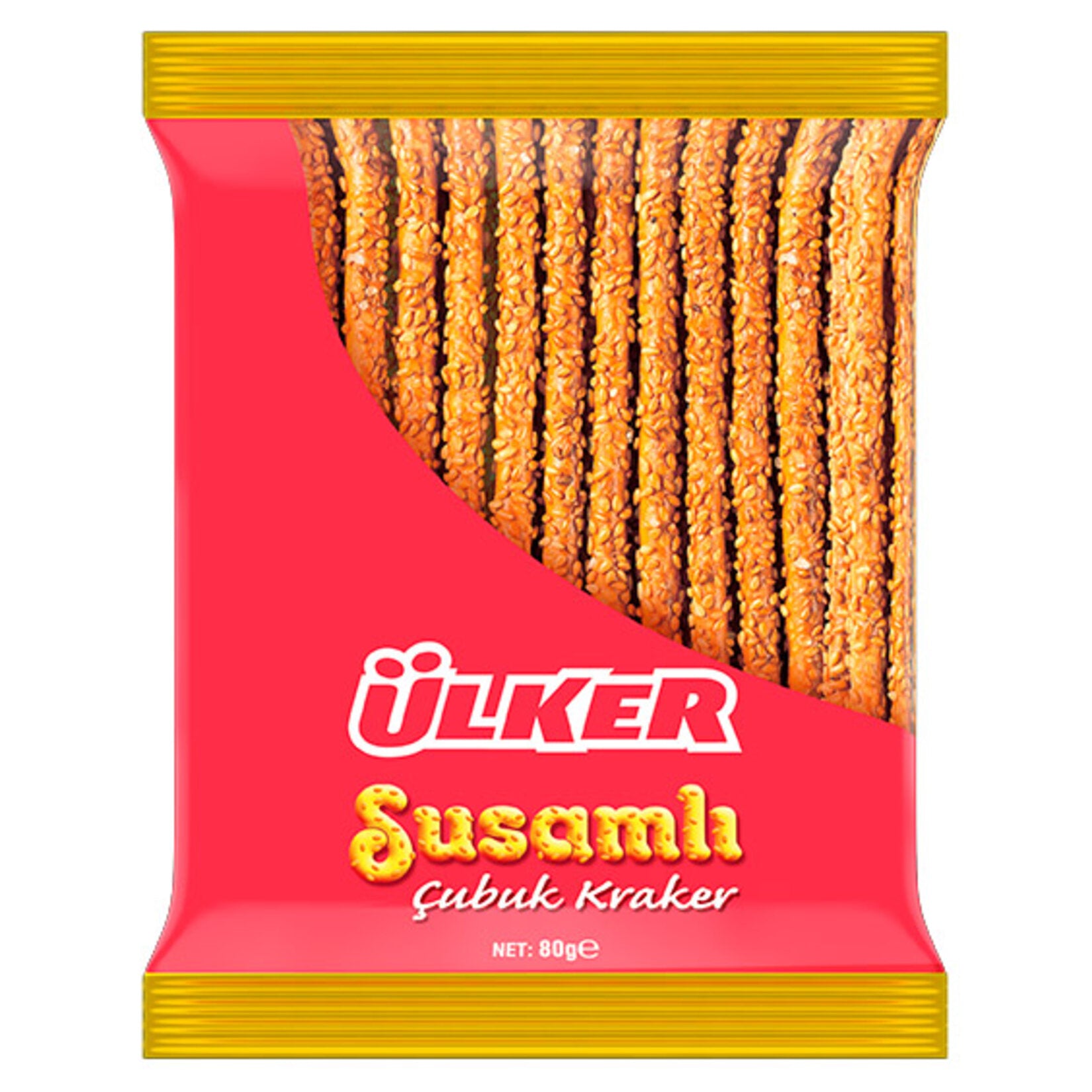 Ülker Sesame Stick Crackers (Susamlı Çubuk Kraker) 70 G