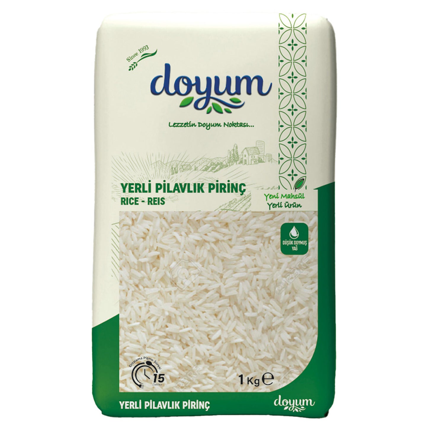 Doyum Yerli Pilavlık Pirinç 1 Kg