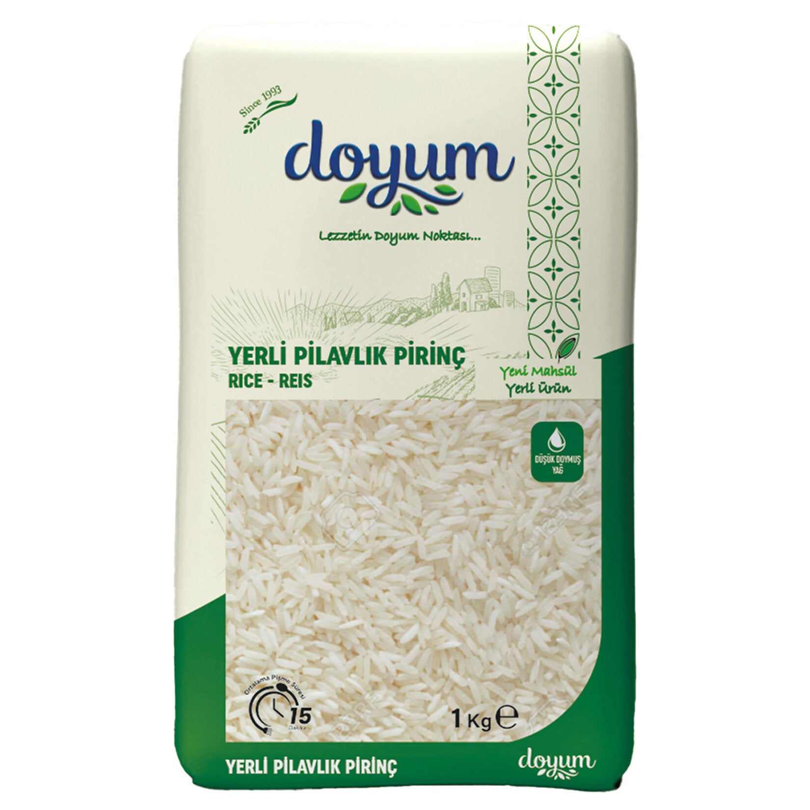 Doyum Yerli Pilavlık Pirinç 1 Kg