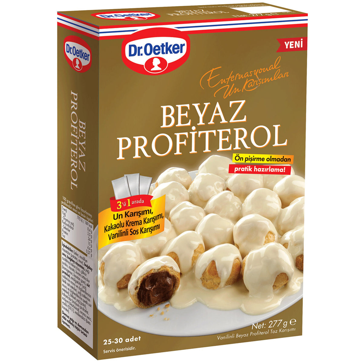 Dr.Oetker White Profiterole (Beyaz Profiterol) 277g