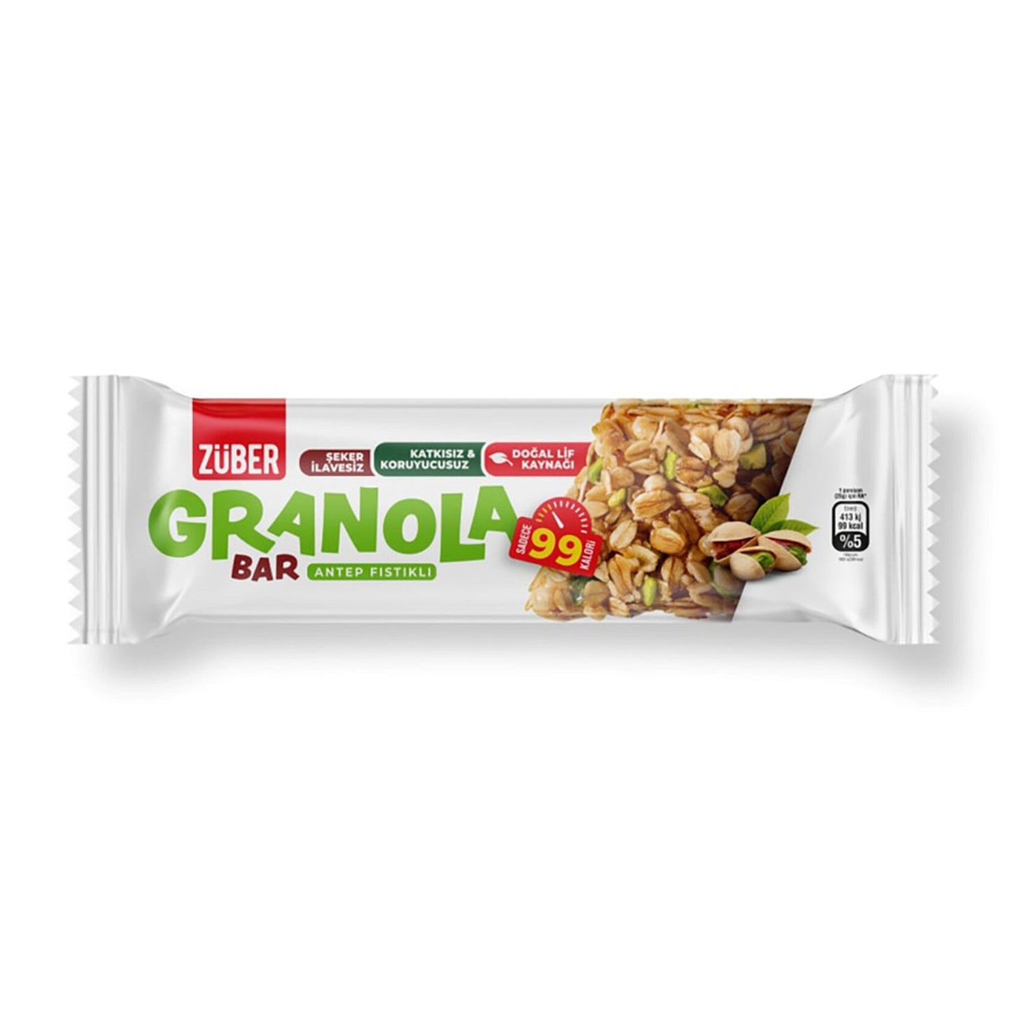 Züber Granola Bar with Pistachio 25 G