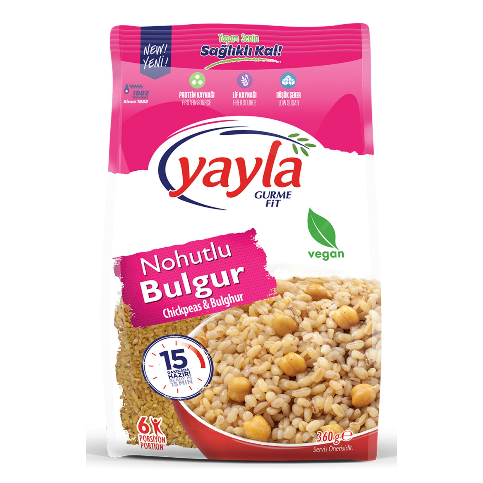 Yayla Gurme Fit Nohutlu Bulgur 360 G