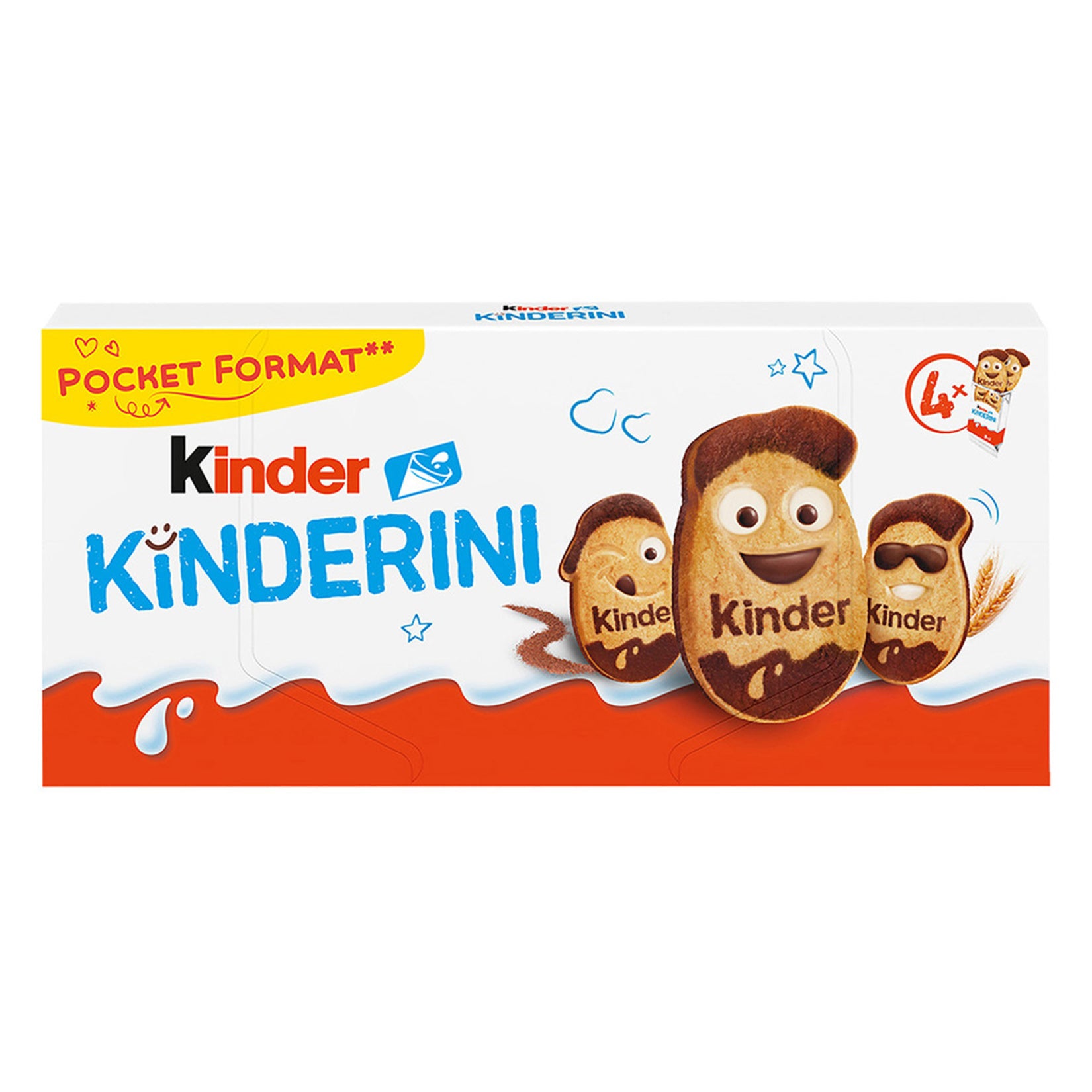 Kinder Ferrero Kinderini Crispy Decorated Biscuit (Çıtır Süslemeli Bisküvi) 100 G
