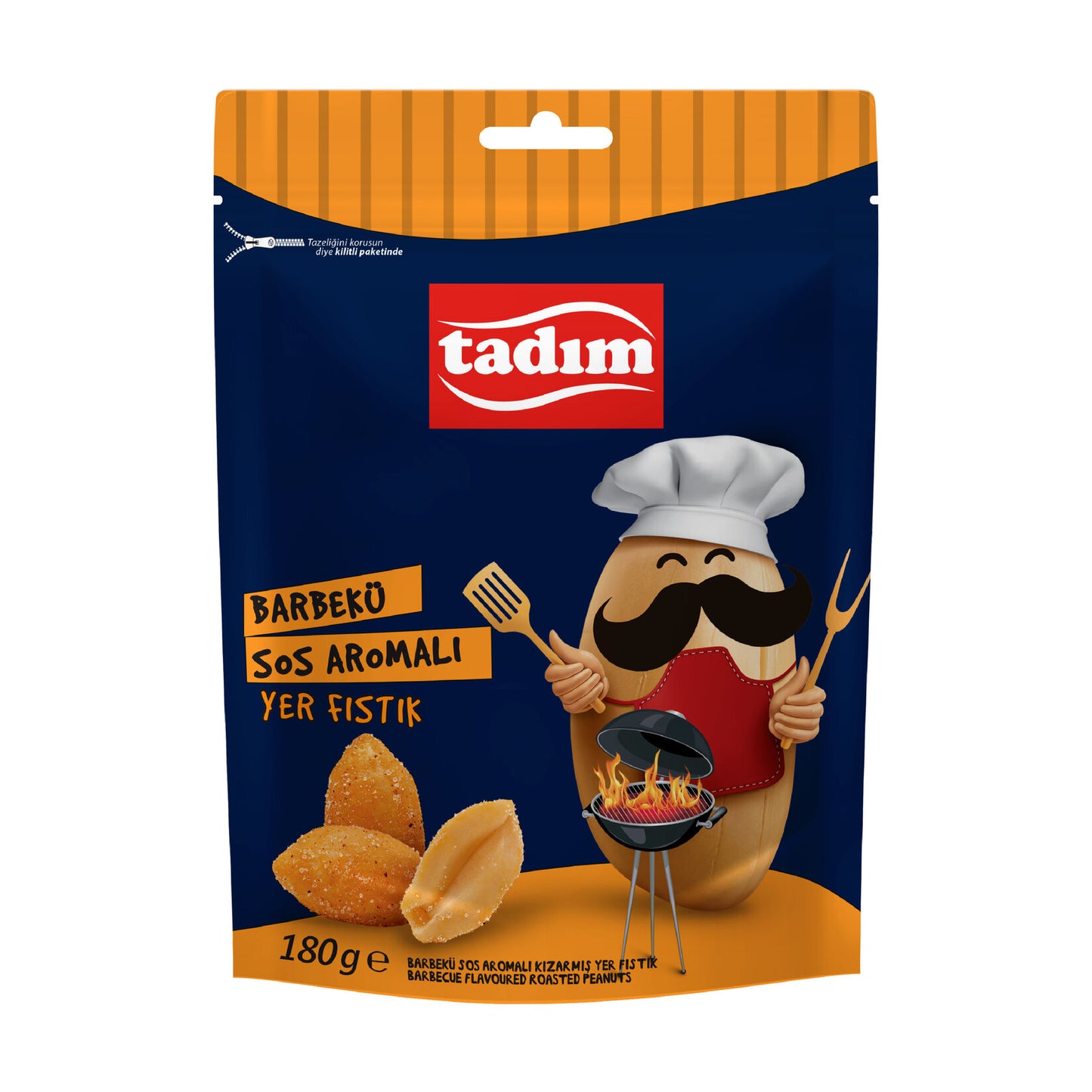 Tadım Barbecue Sauce Flavored Peanuts (barbekü sos aromalı yer fıstığı) 180g