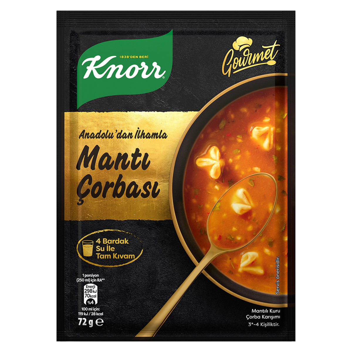 Knorr Dumpling Soup (Mantı Çorbası) Gourmet 72g