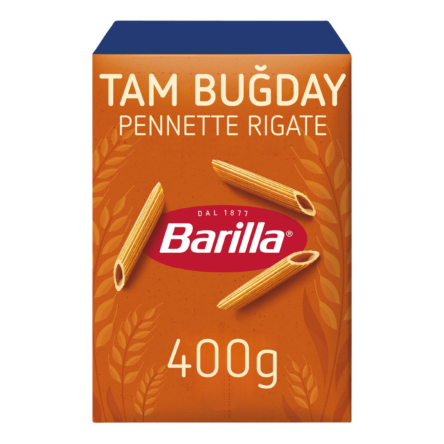 Barilla Tam Buğday Kalem Makarna (Integrale Pennette Rigate) 400 G