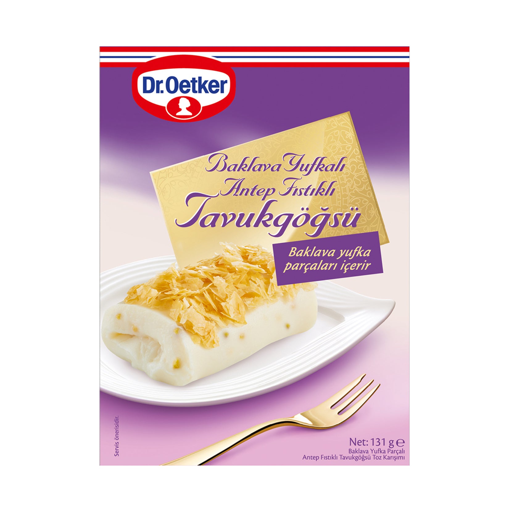 Dr.Oetker Baklava with Pistachio Chicken Breast (Baklava Yufkalı Antep Fıstıklı Tavuk Göğsü) 131g