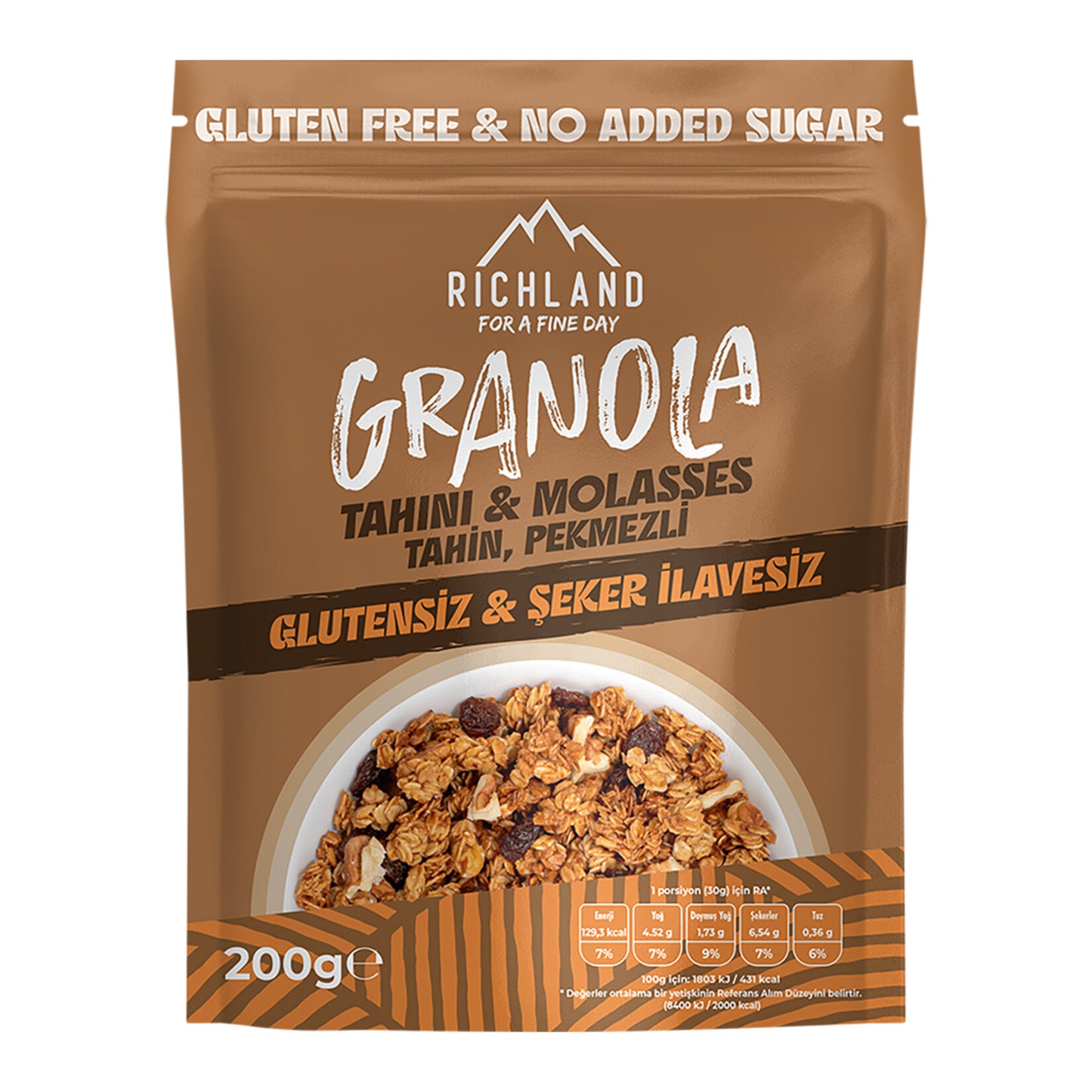 Richland Tahin Pekmezli Granola 200 G