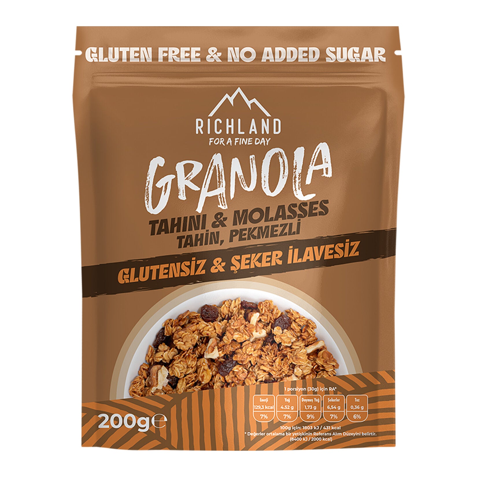 Richland Tahin Pekmezli Granola 200 G
