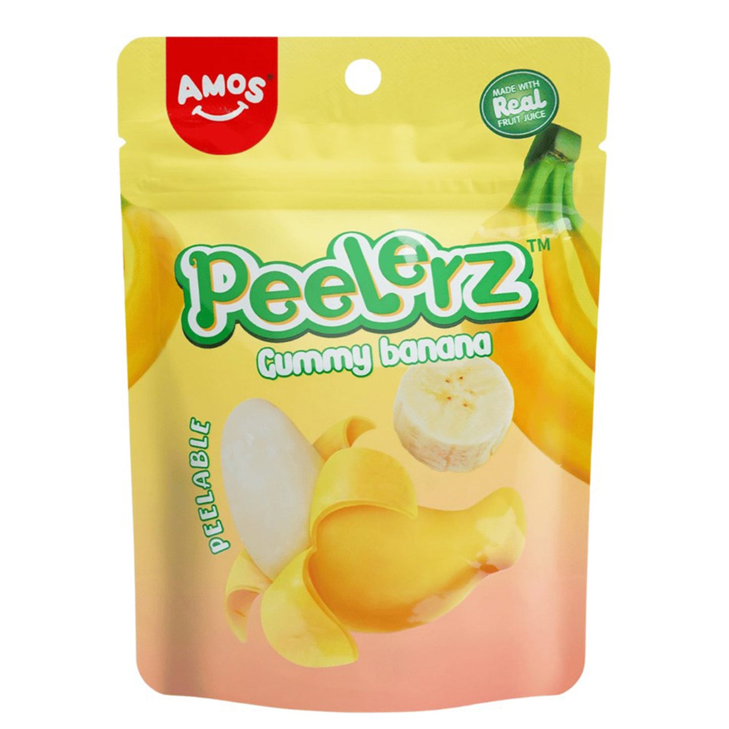 Amos Peelerz Gummy Banana (Yumuşak Şekerleme) 65 G