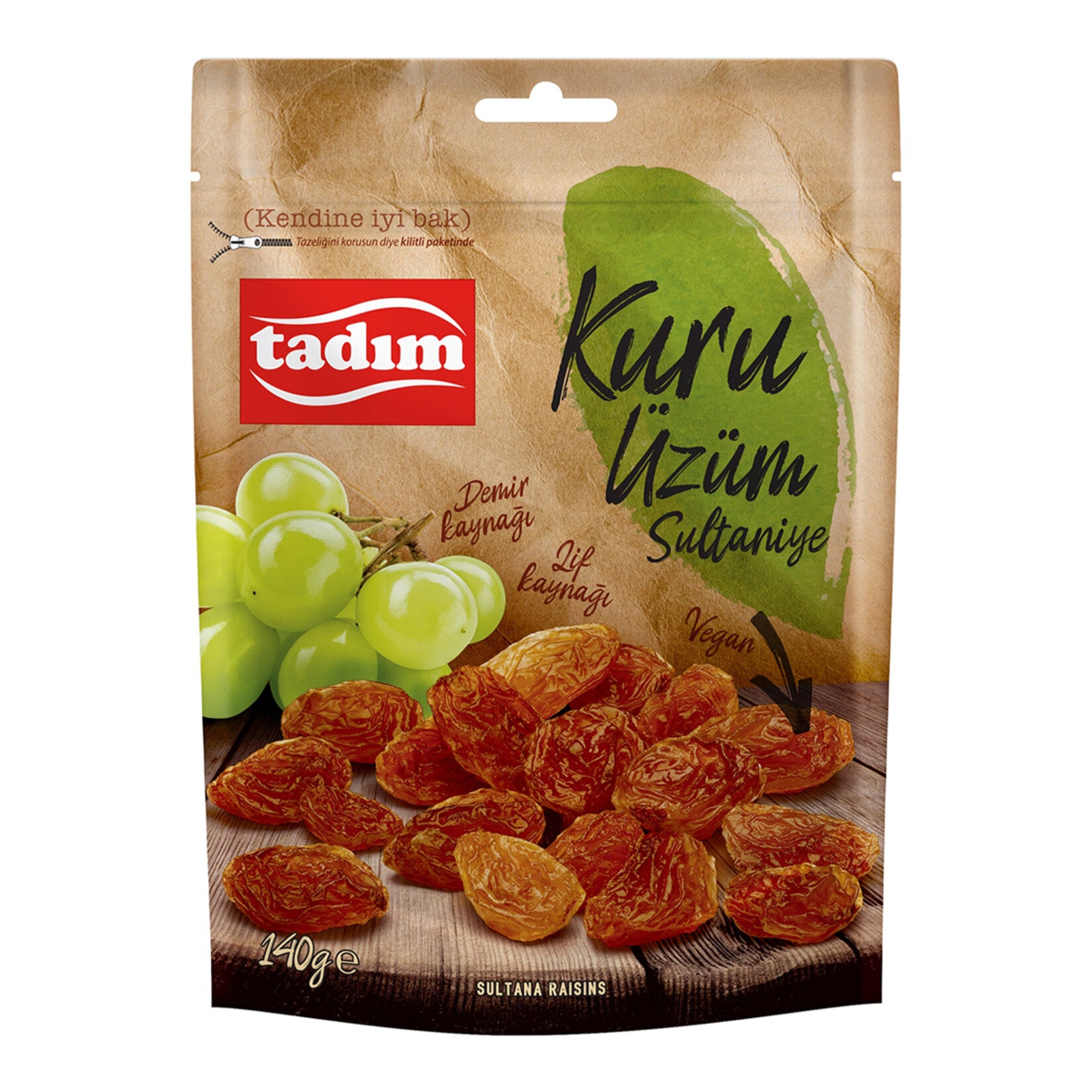 Tadım Sultaniye Dried Grape (kuru üzüm) 140g
