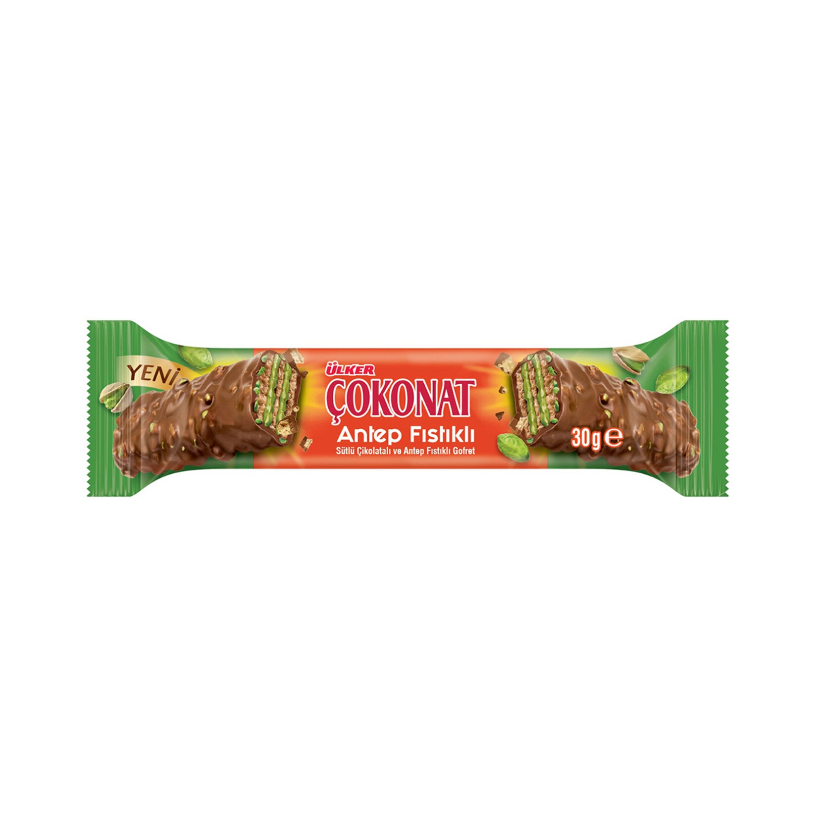 Ülker Çokonat Pistachio (Antep Fıstıklı) 30g